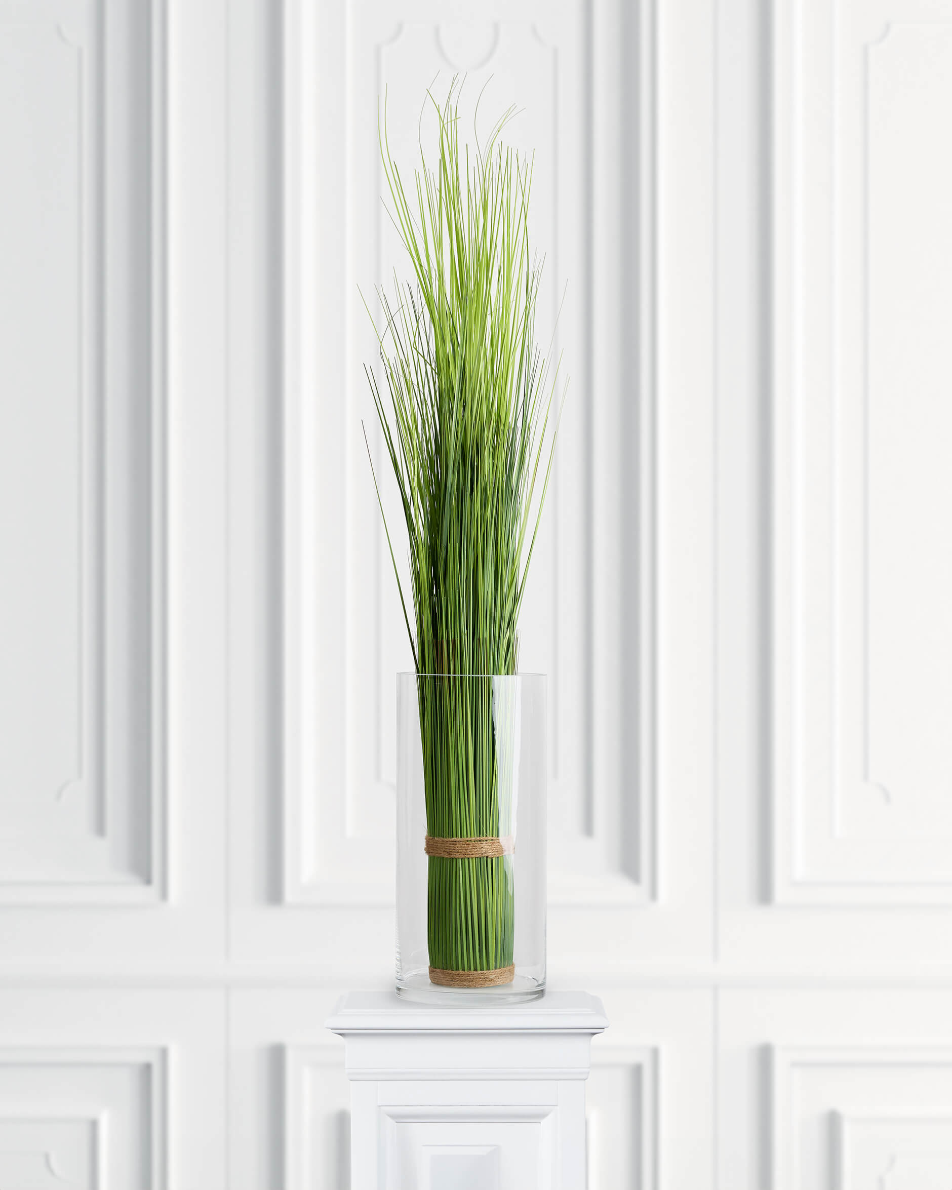 Gräs konstväxt grön