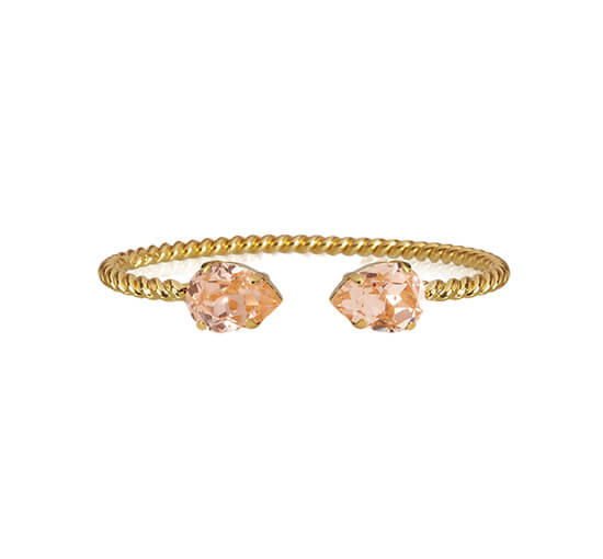 Light Peach - Mini Drop Bracelet Crystal