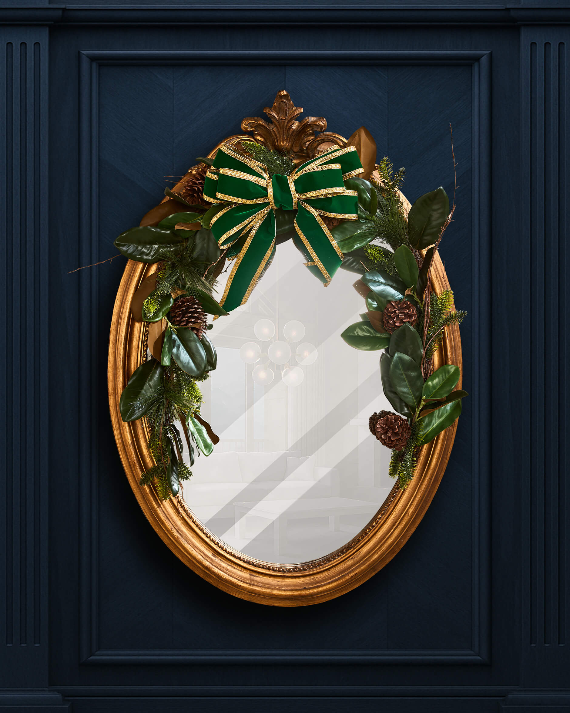 Tremblant Girlande grün/braun 183 cm