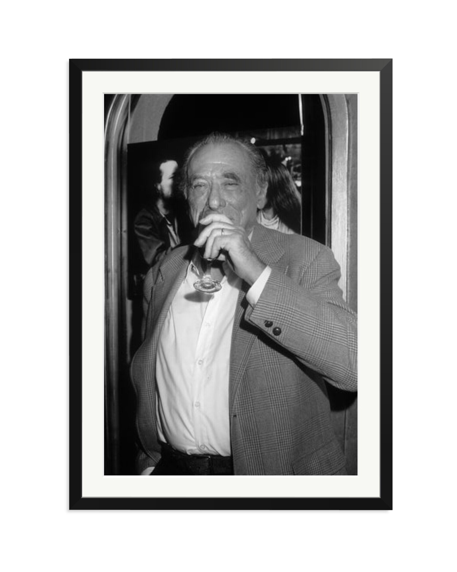 Charles Bukowski Portrait Black / XXL