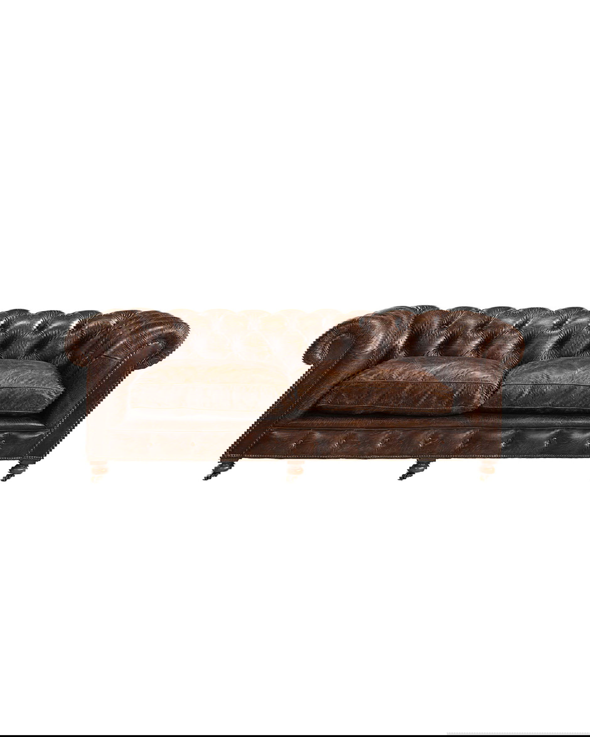 Kensington Couch Vintage Cigar Leather