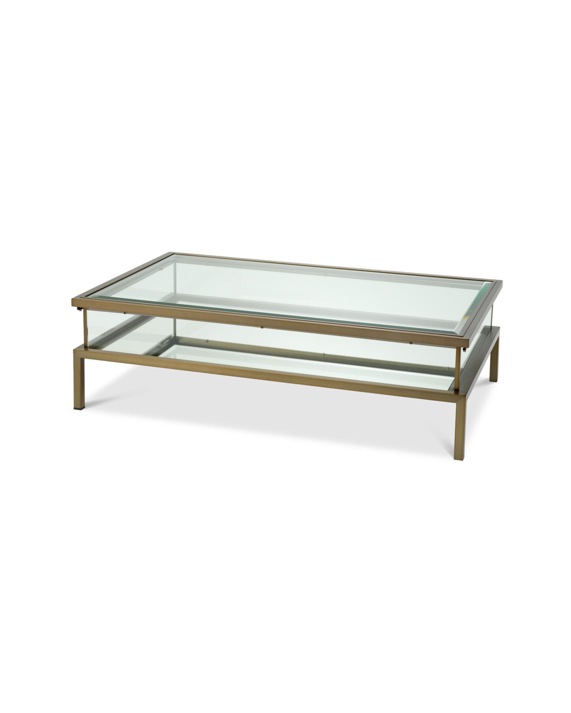 Harvey Coffee Table brushed brass