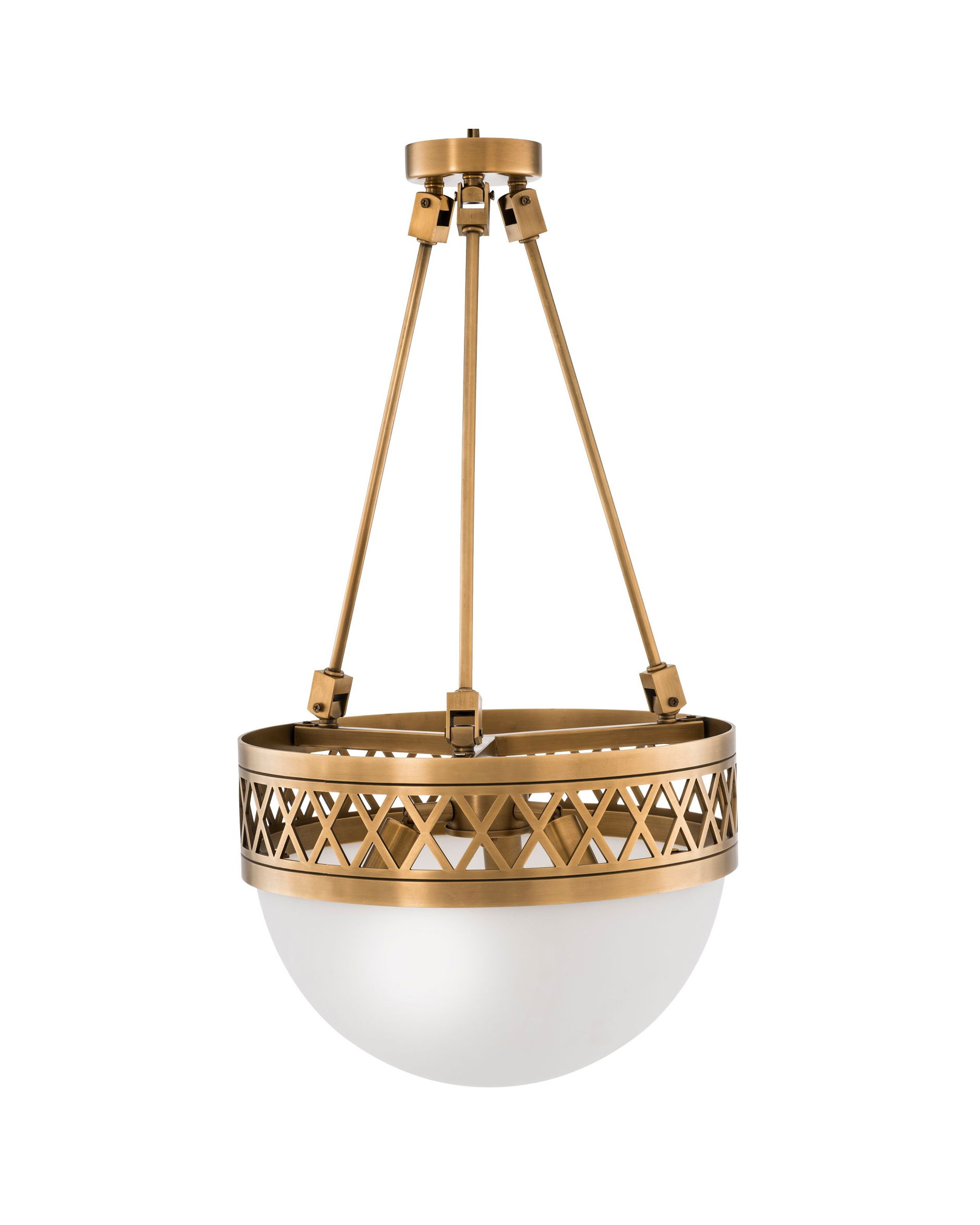 Bistroquette taklampa mässing