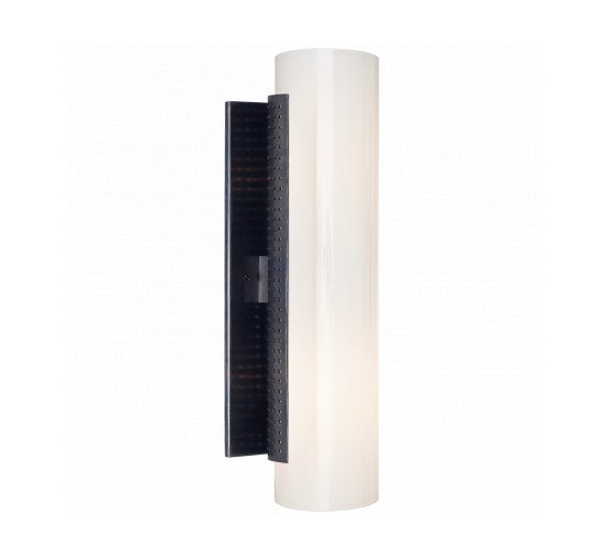 null - Precision Cylinder Sconce Polished Nickel