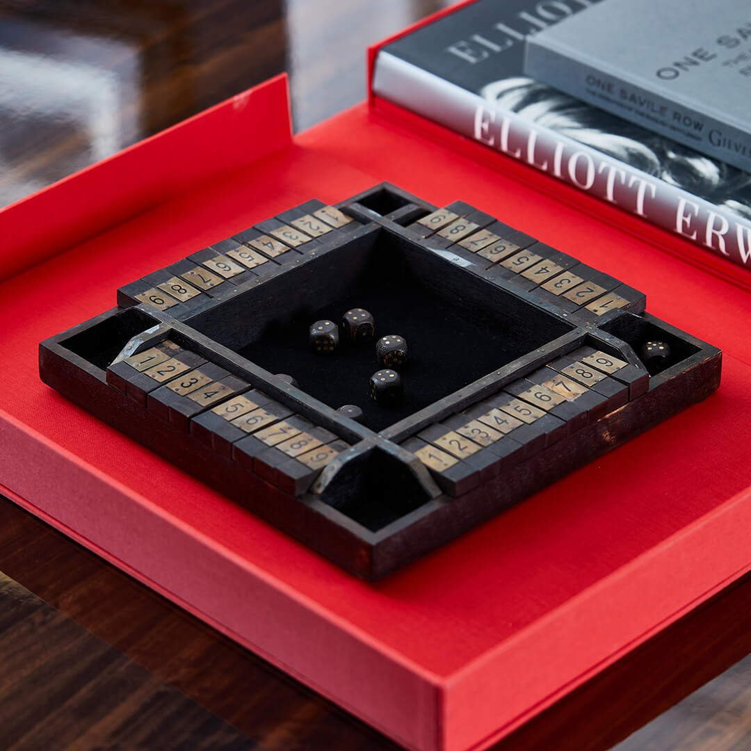 Shut The Box spill brun