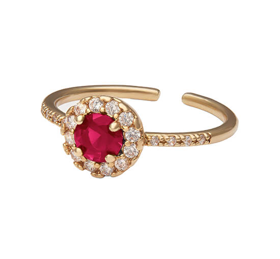 Laurie ring pink ruby