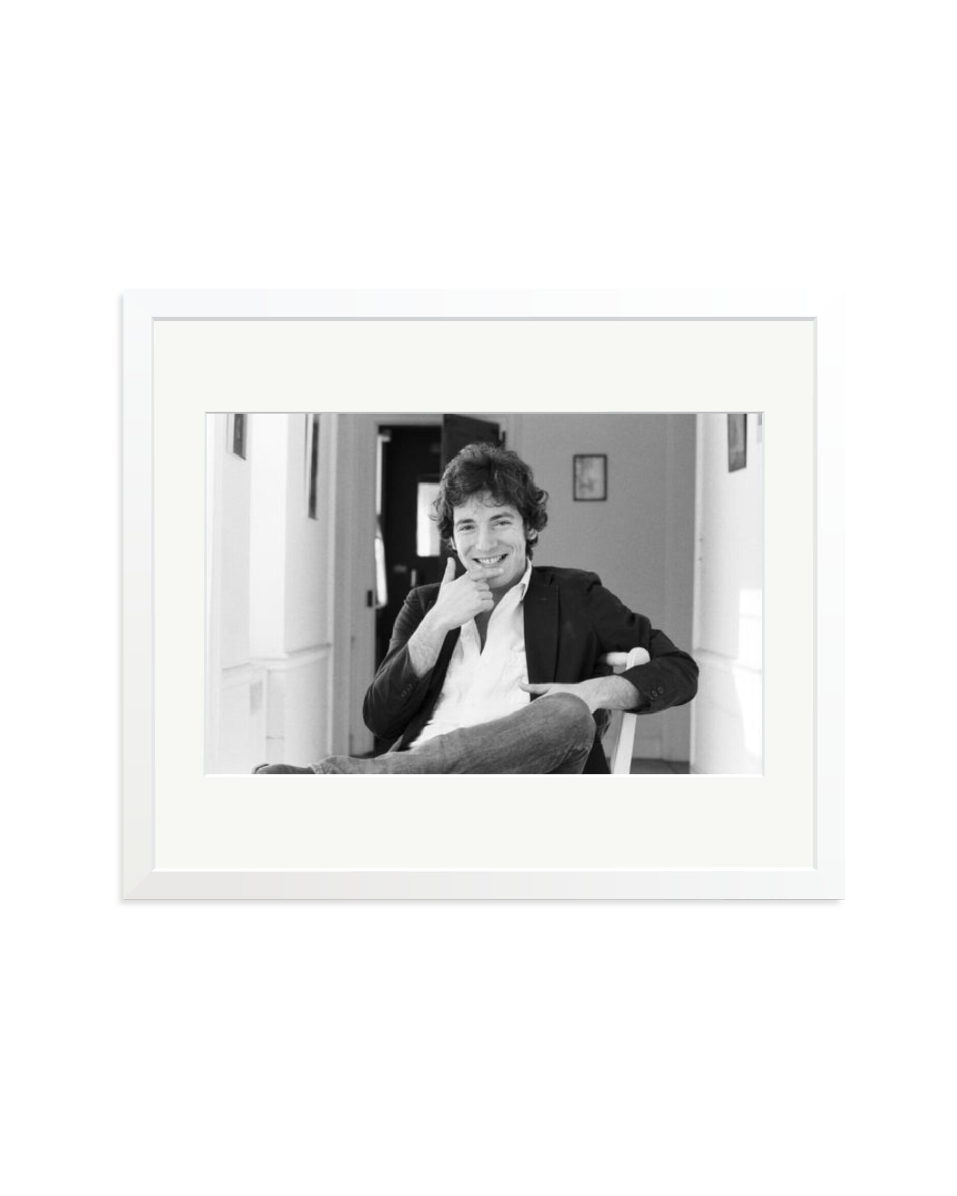 Bruce Springsteen at Home White / Large