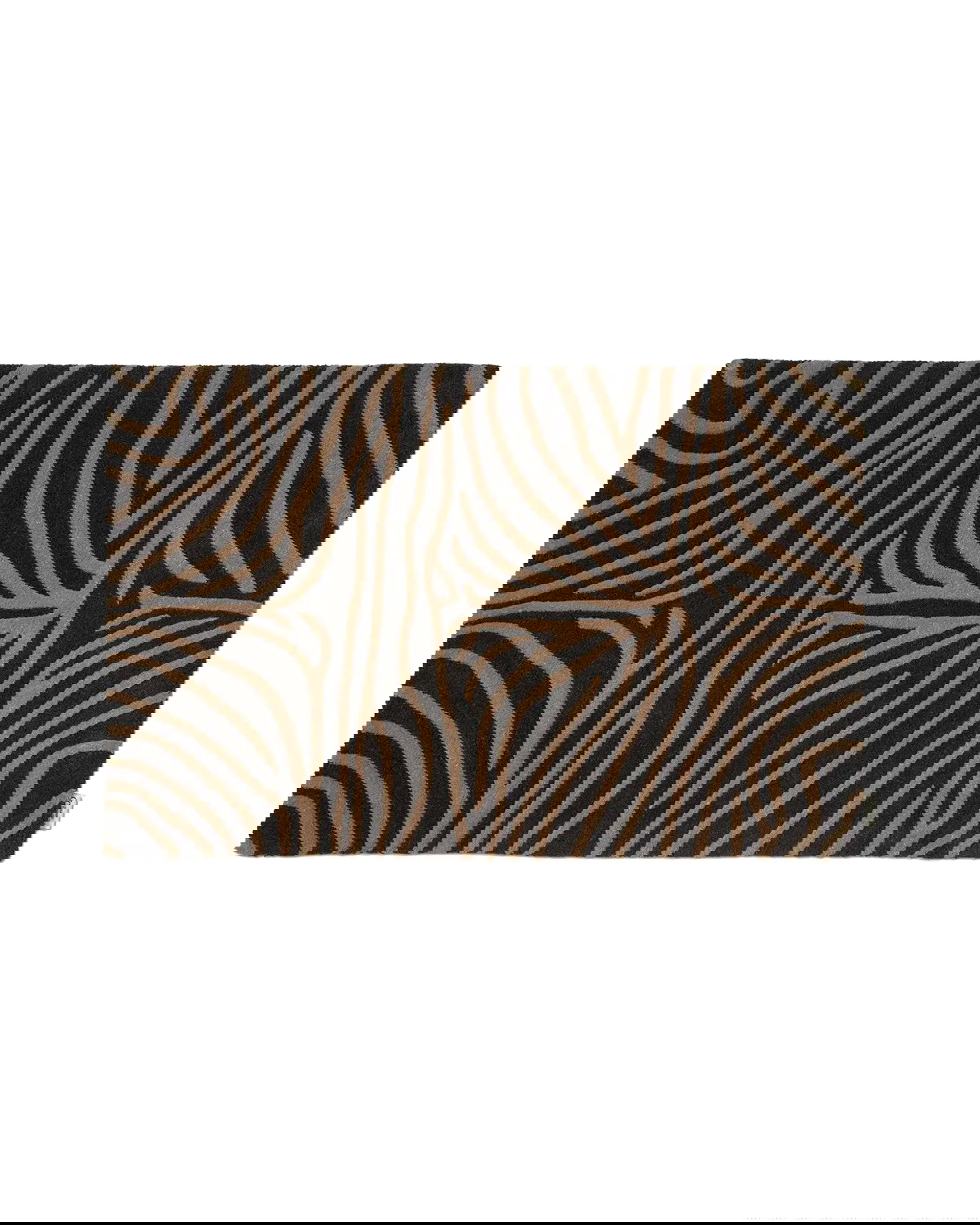 Zebra Doormat charcoal