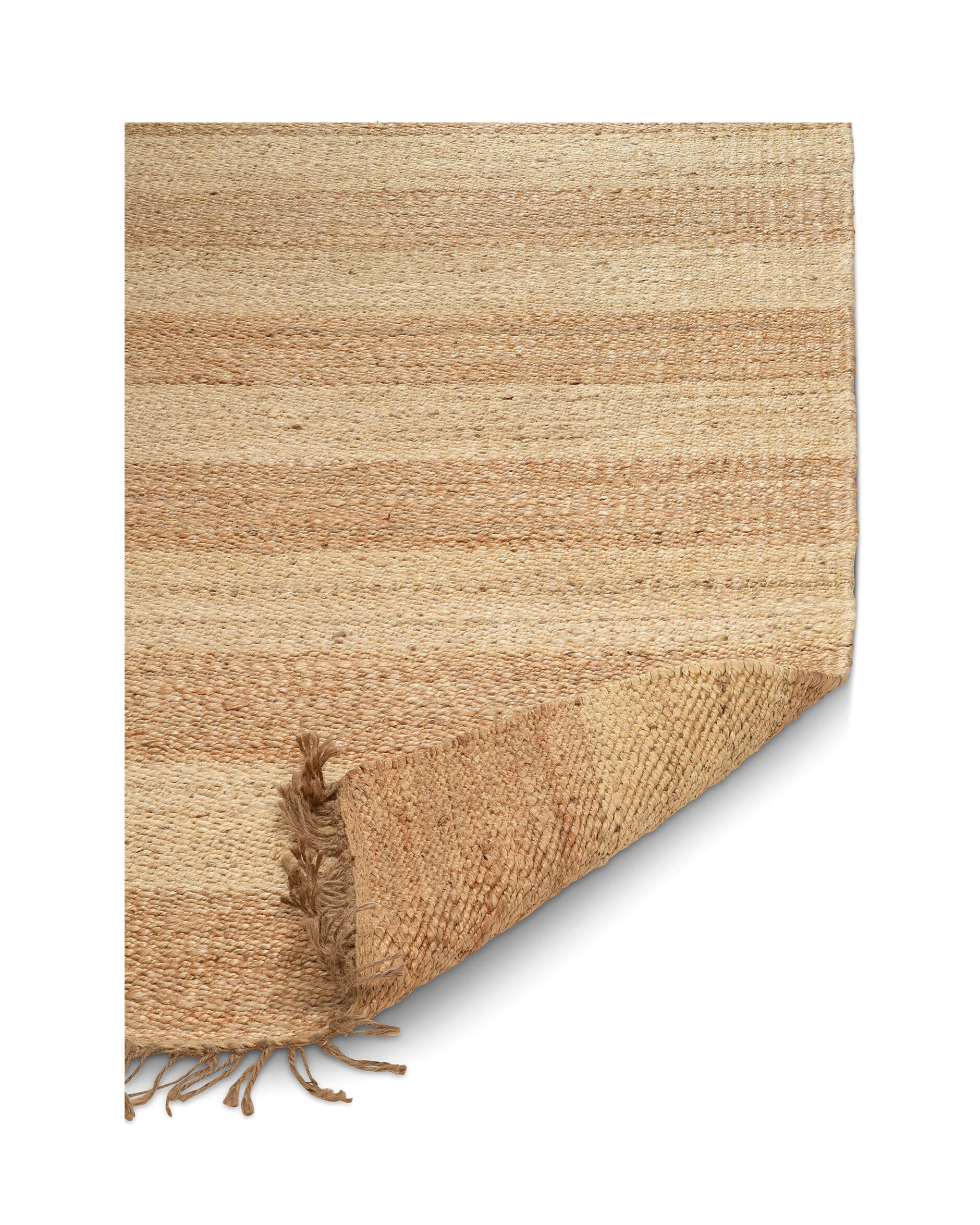 Stripes jute teppich nature