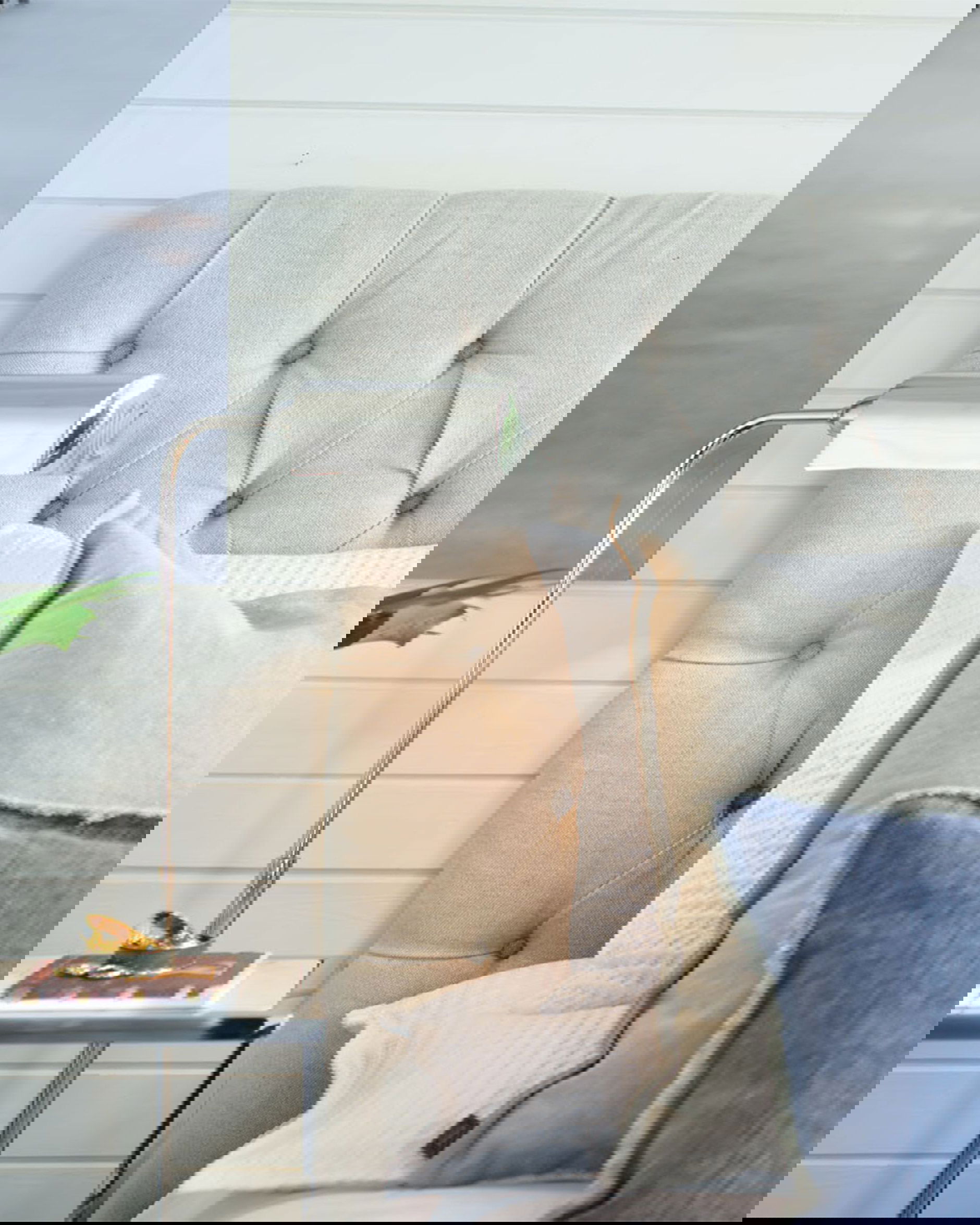 Berlin bordslampa grå