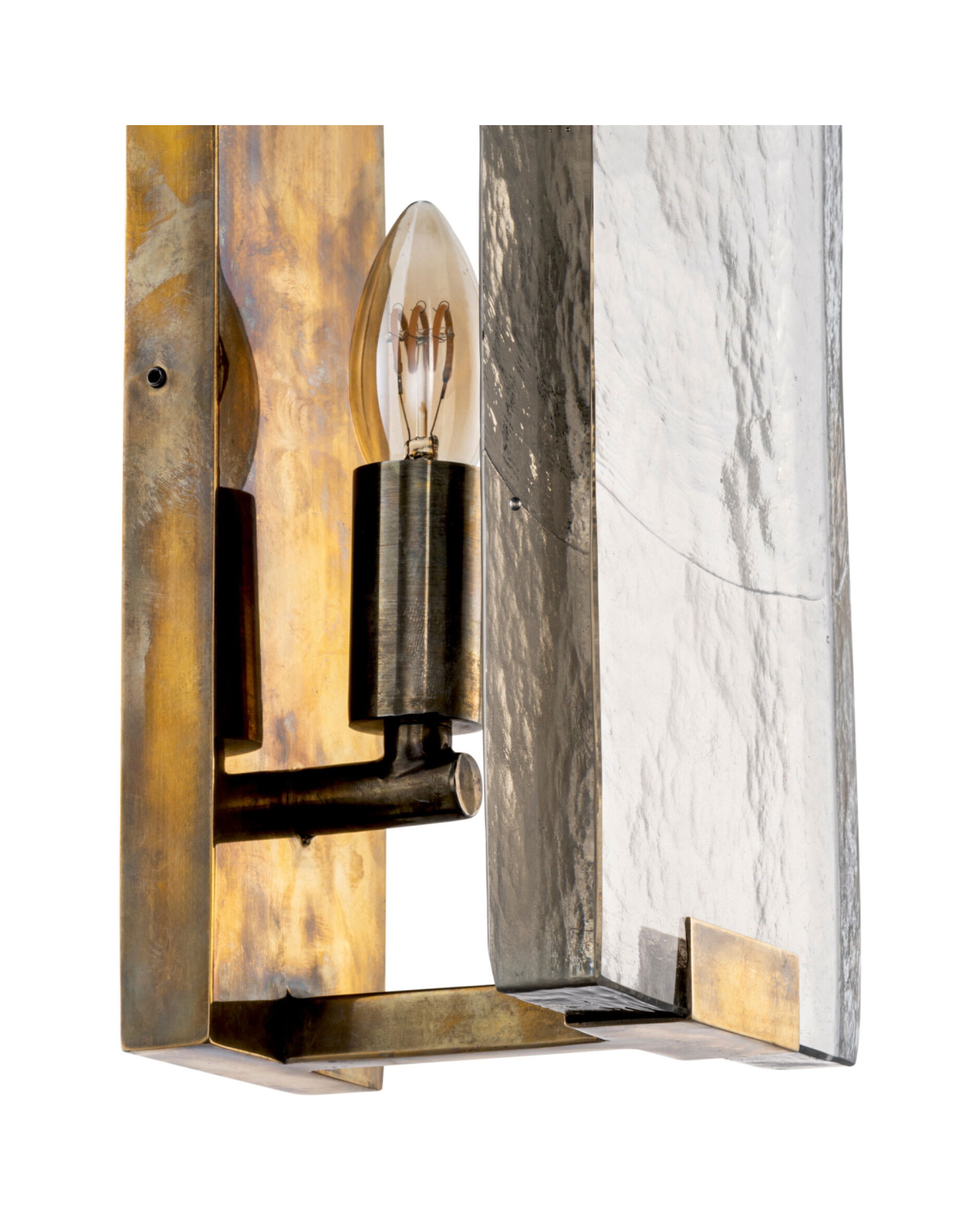 James wandleuchte vintage messing