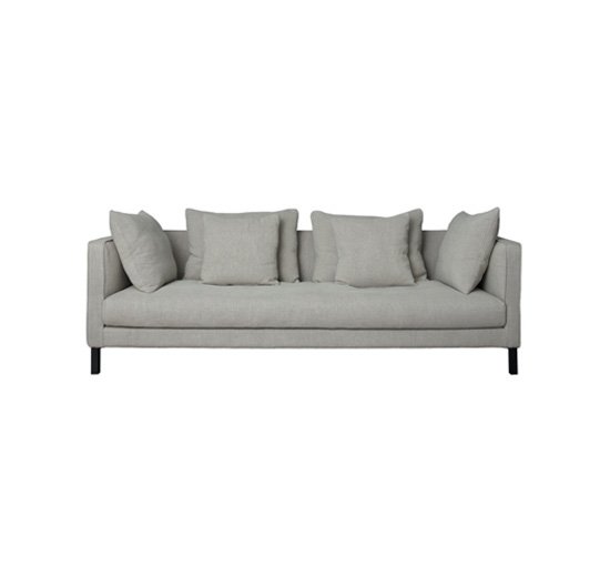 Linen - Mercer sofa black pearl