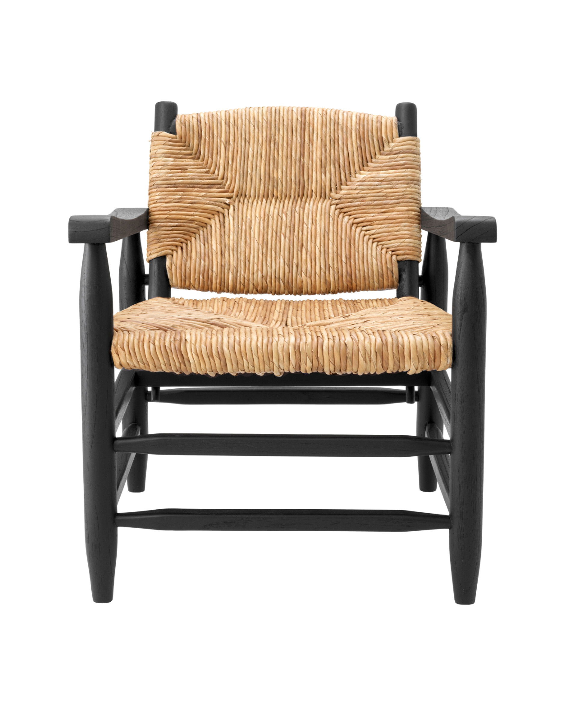 Elliott fåtölj svart/natur