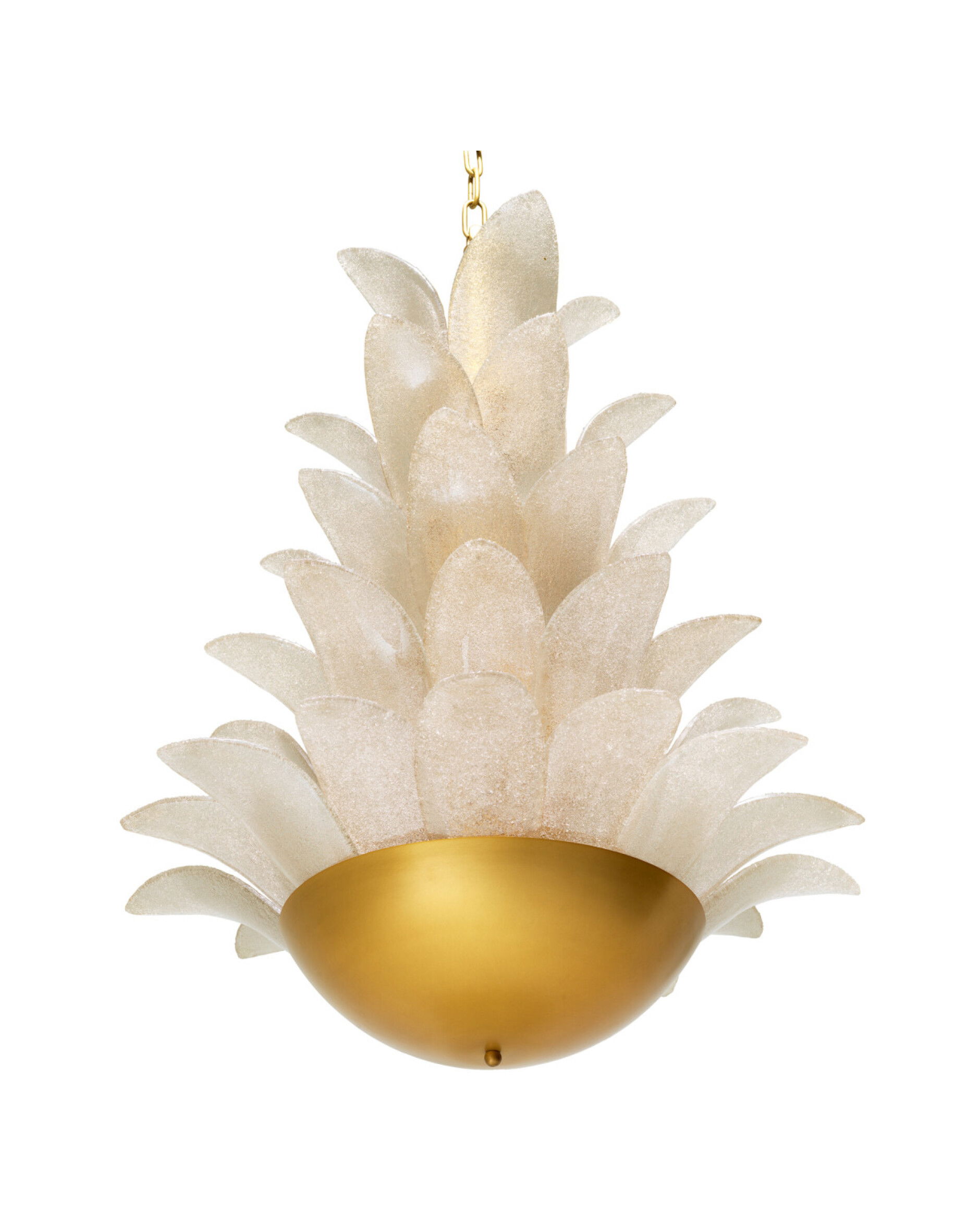 Melrose kroonluchter antiek messing