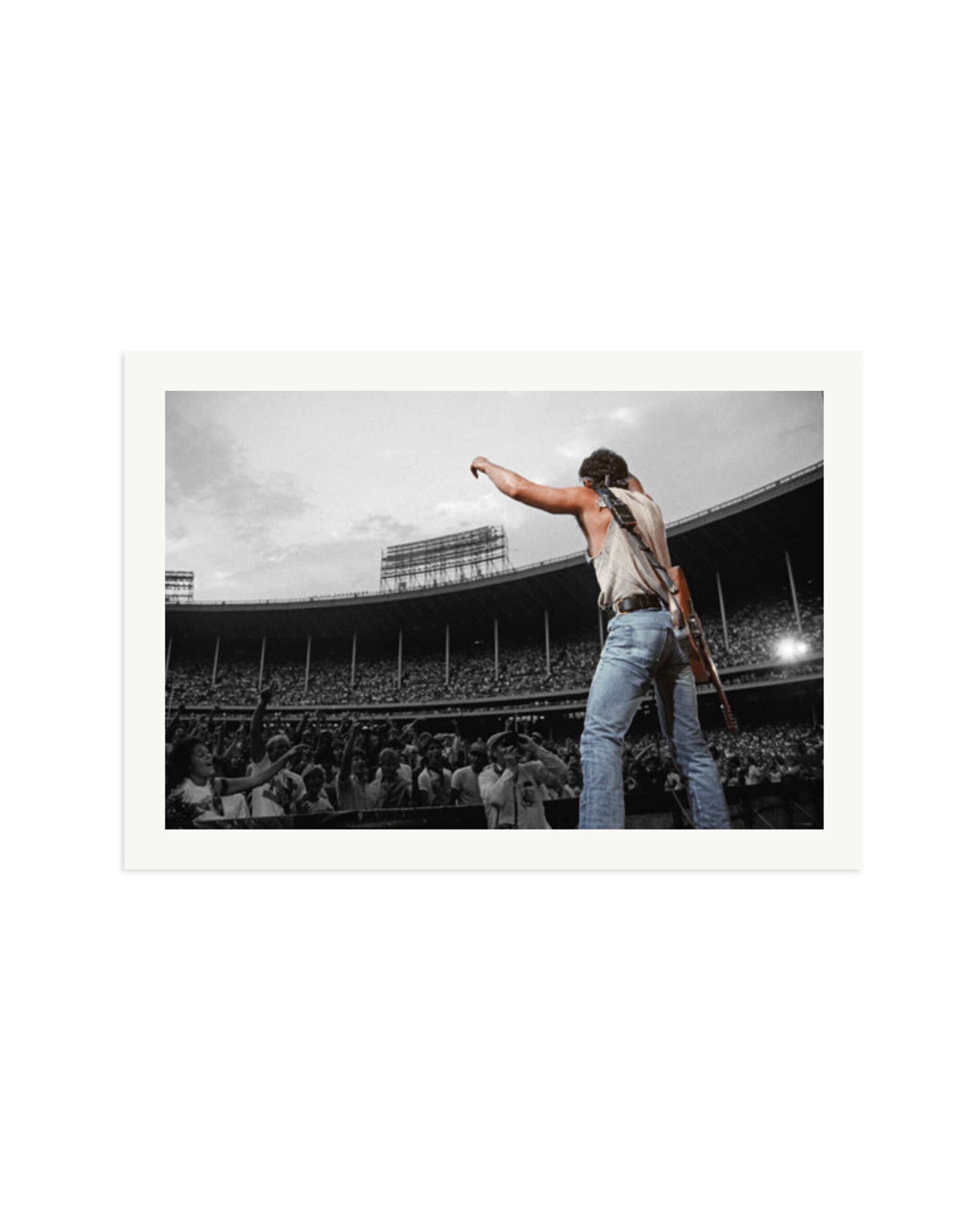 Bruce Springsteen at Cleveland Stadium 1985 Print Only / XXL