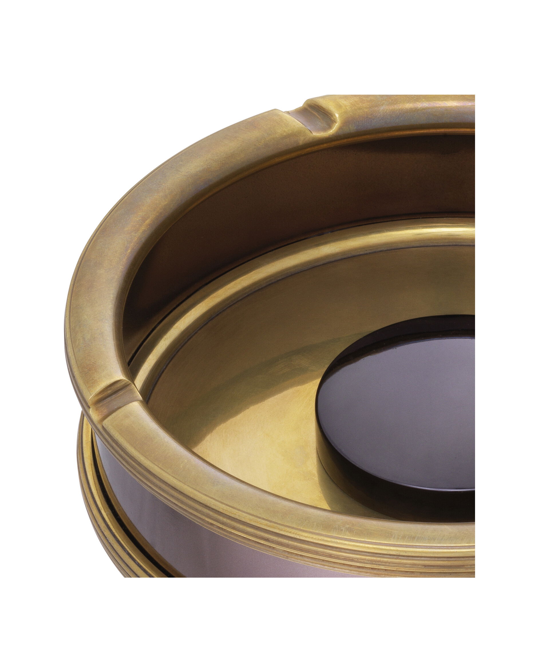 Ella askopp vintage mässing