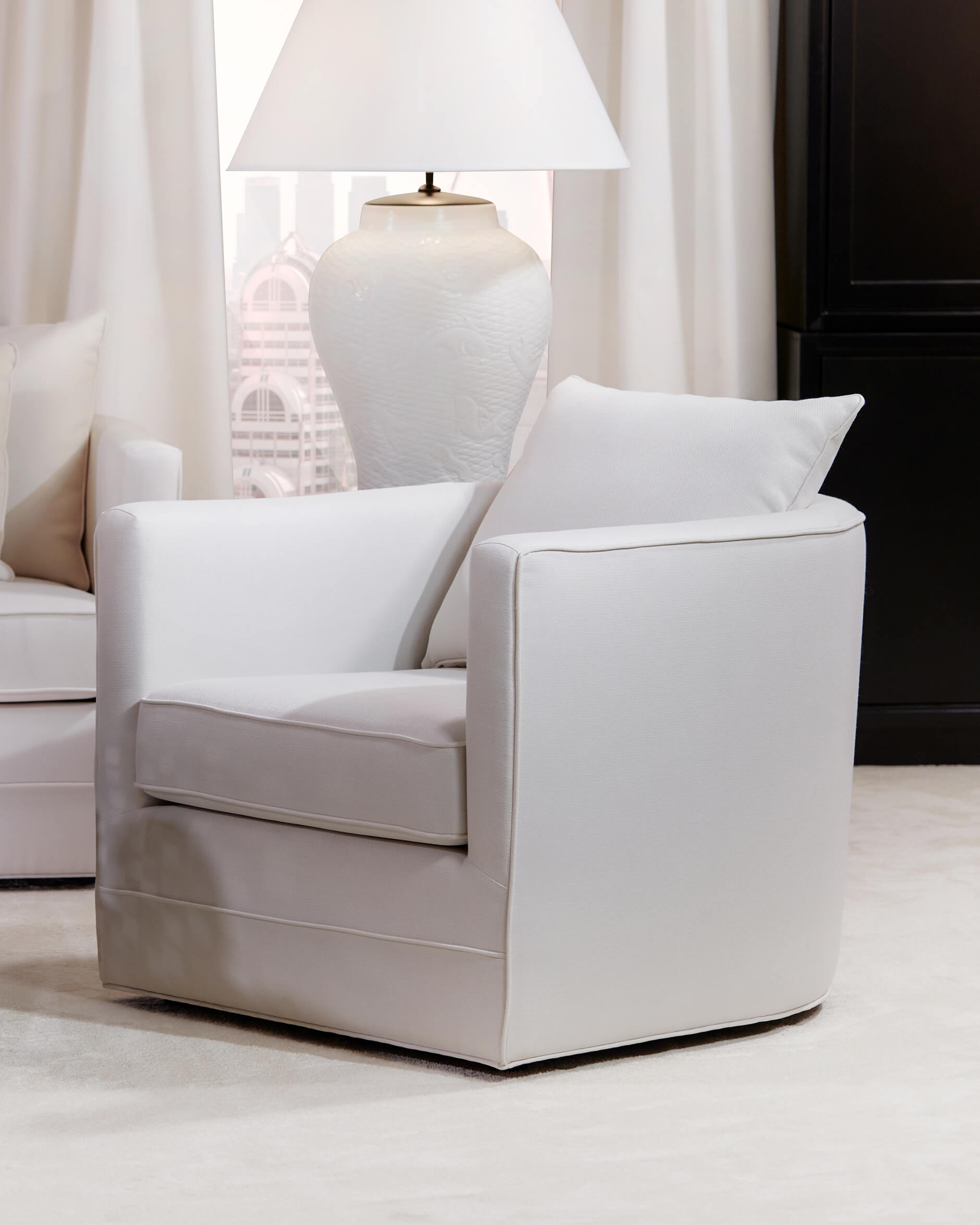 Monroe fåtölj off-white