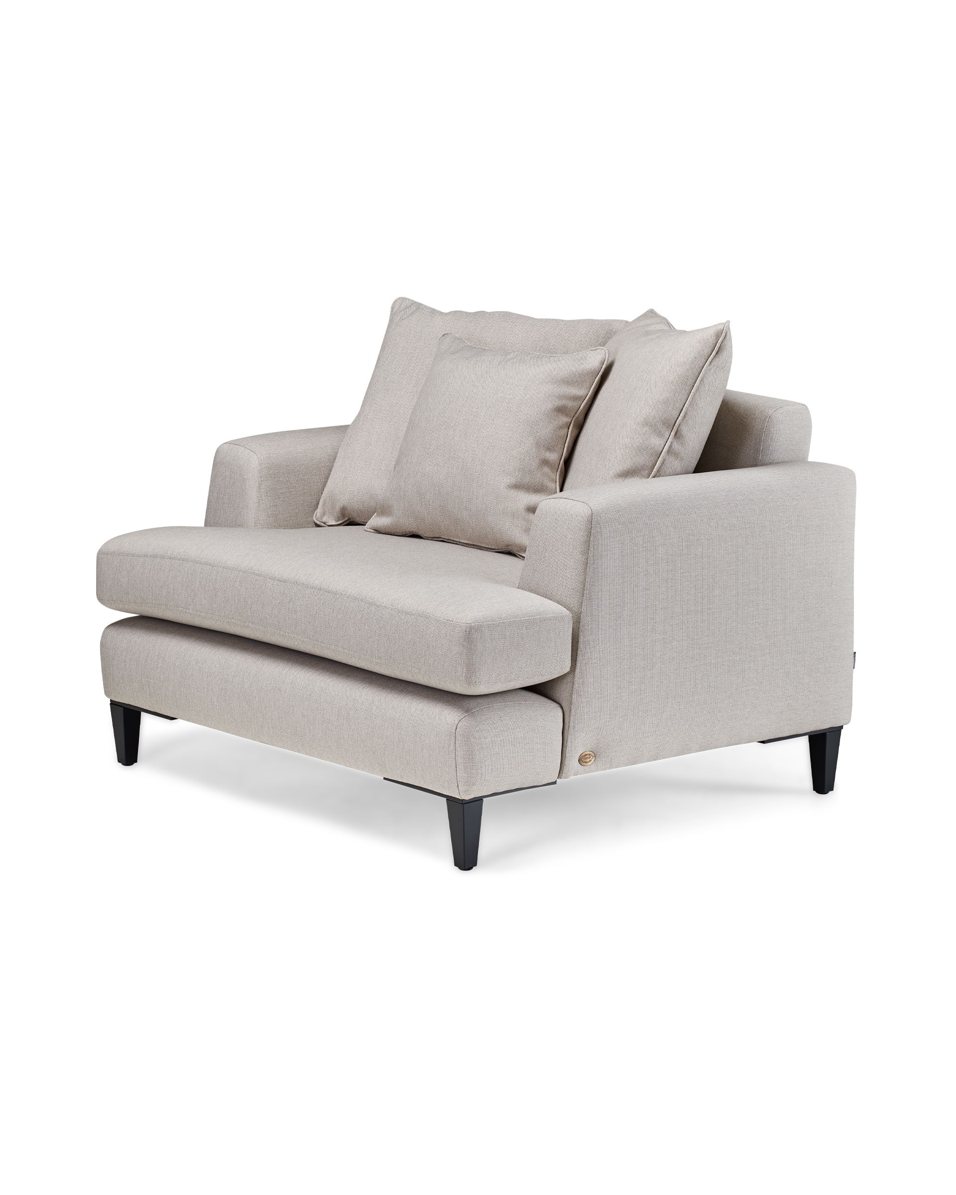 Los Angeles fåtölj 1,5-sits sand