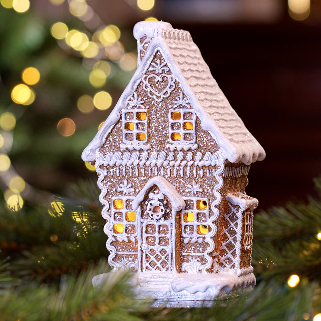 Bakewell Gingerbread House Christmas Decoration