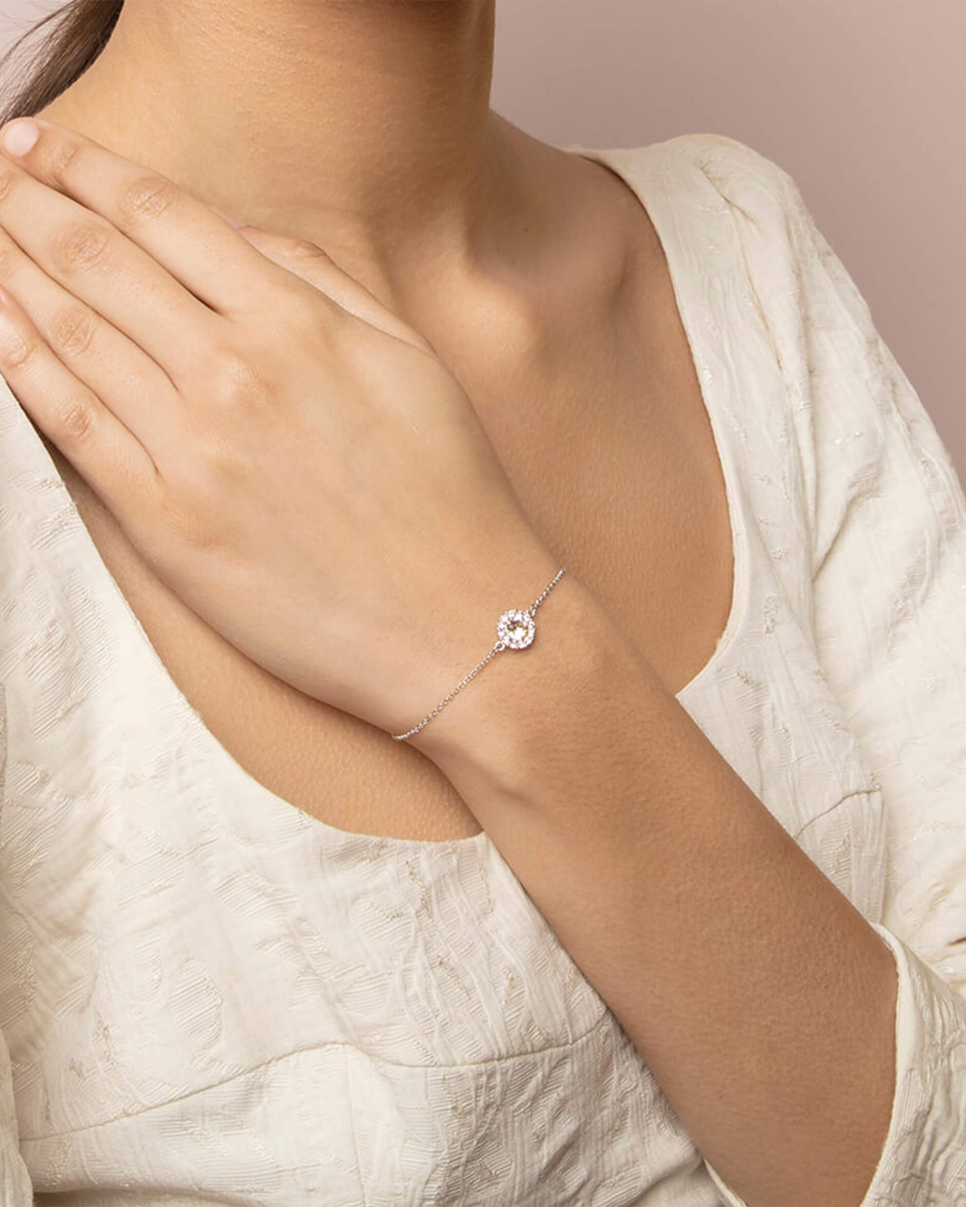 Celeste armband silk