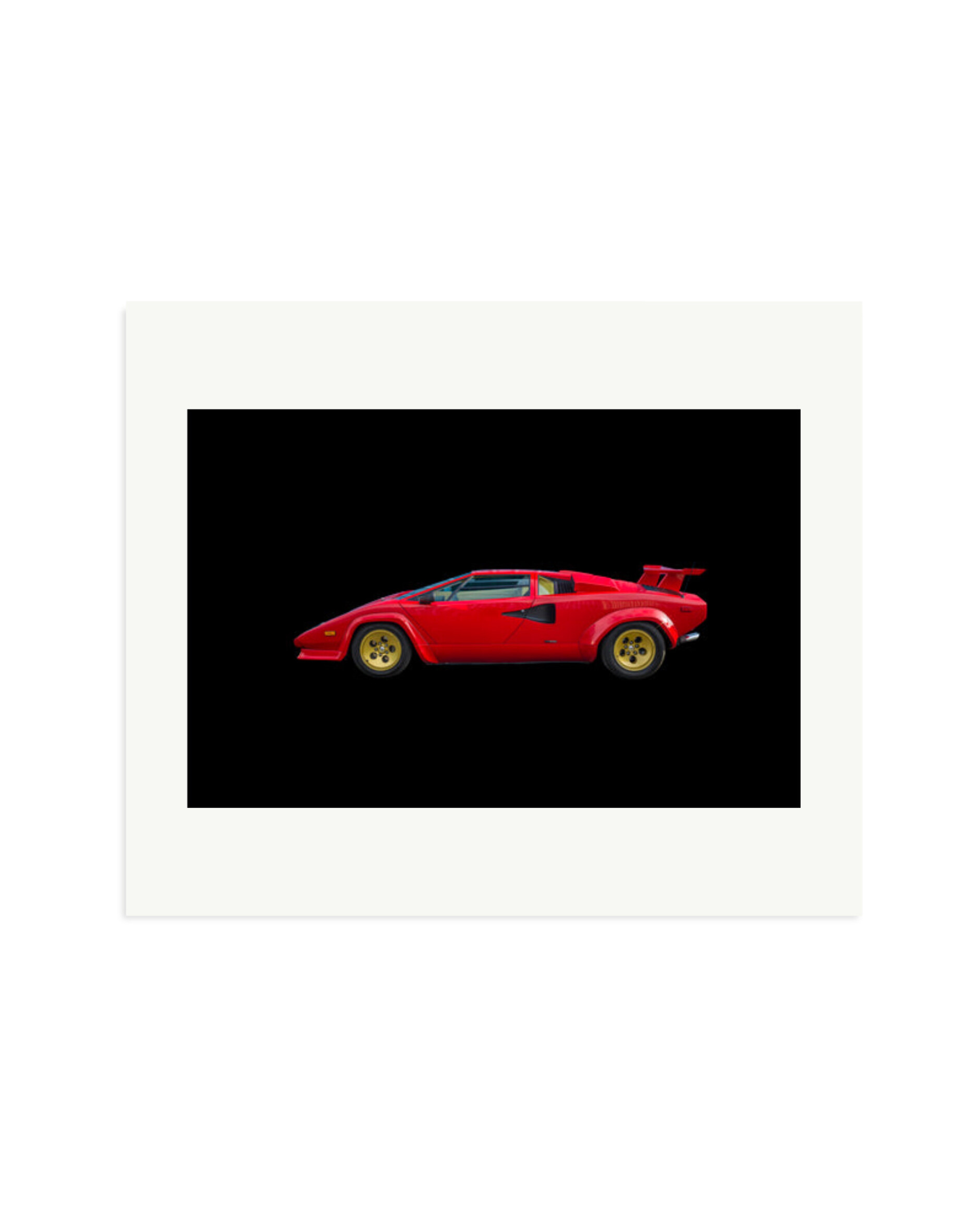 1988 Lamborghini Countach Print Only / Large