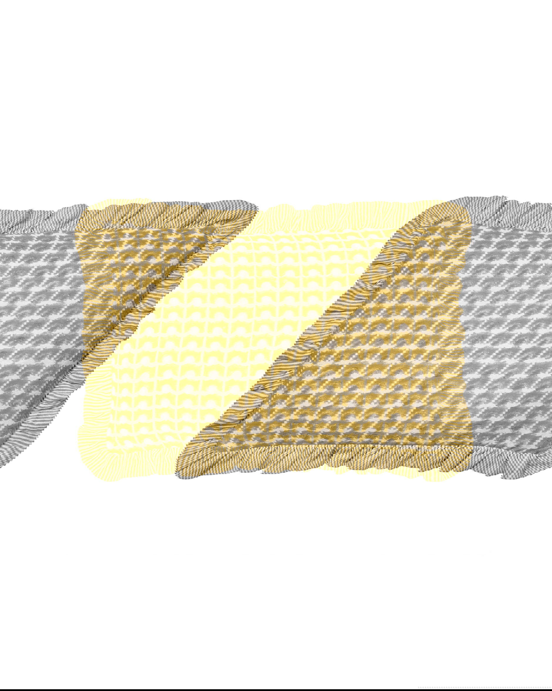 Kussenhoes Ripple Geel