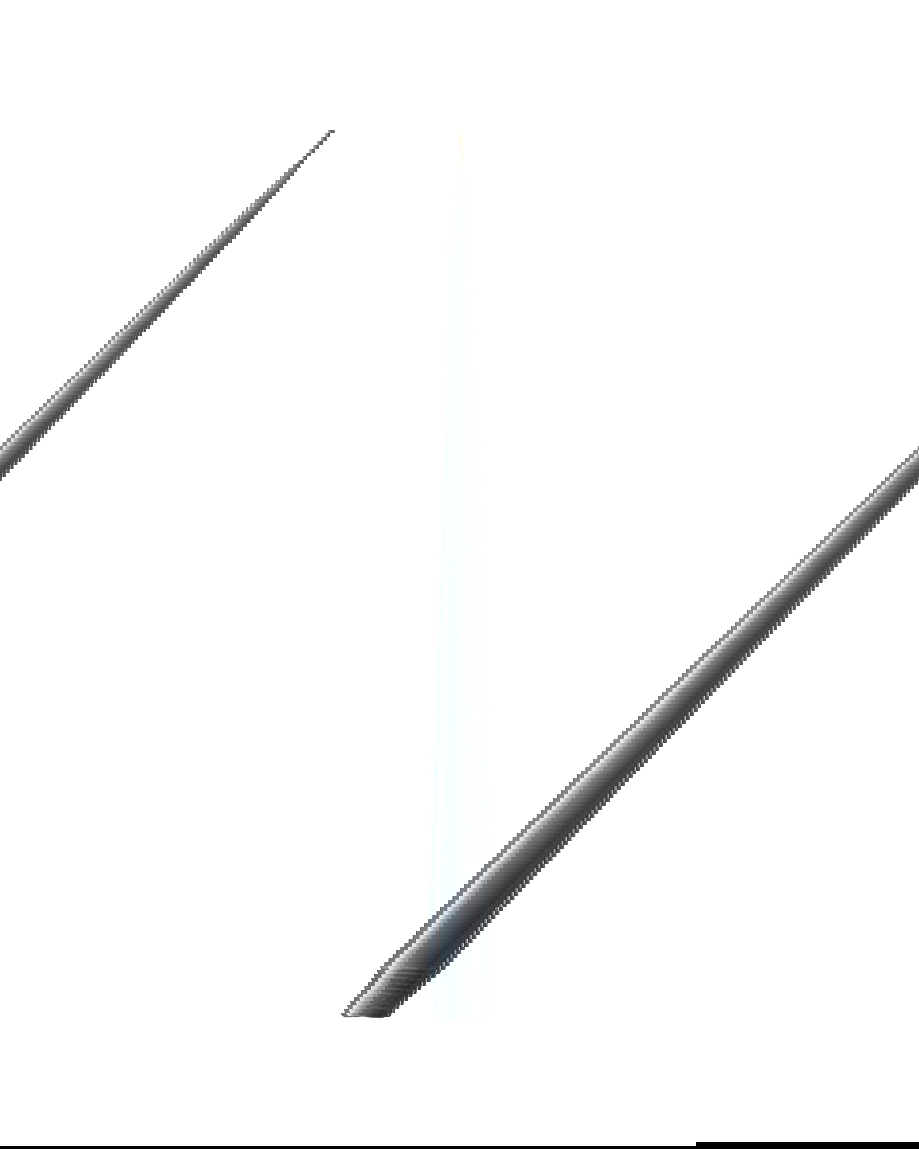 Taper candles dark slate 12-pack