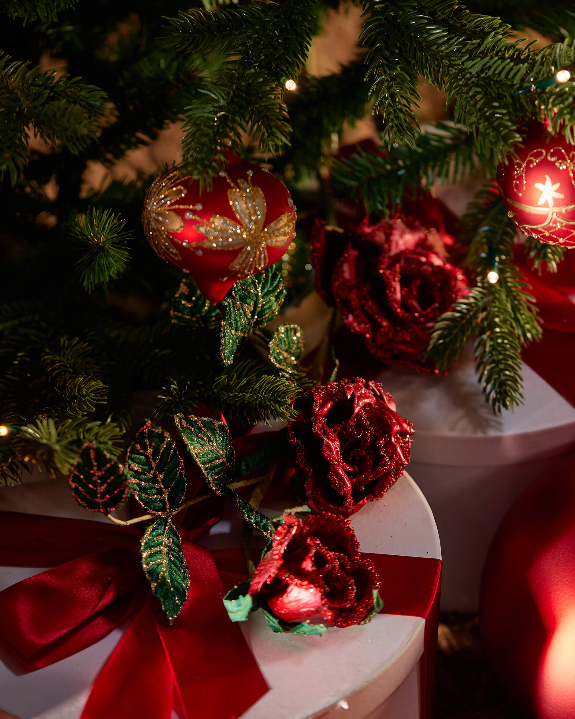 Belle kvist röd 55cm