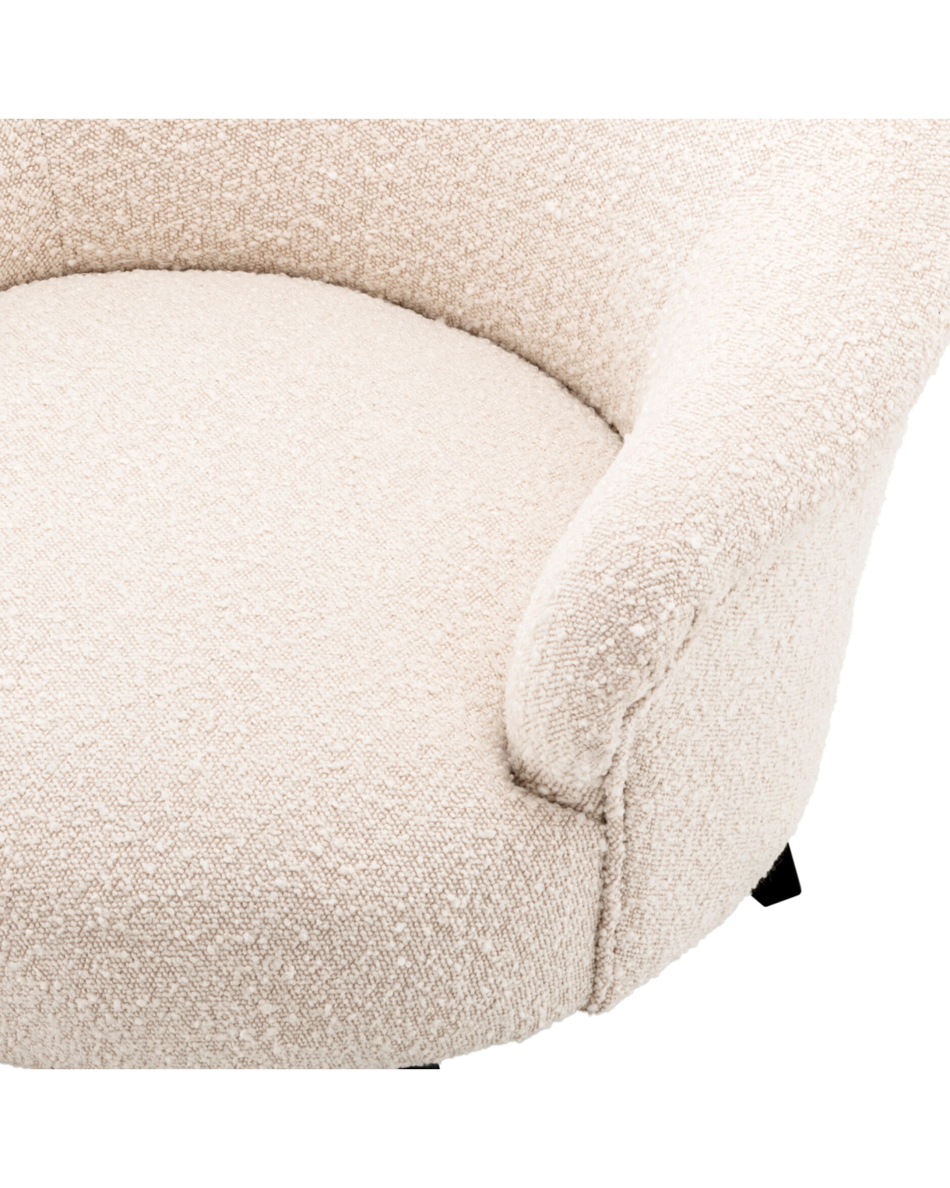 Moretti fåtölj bouclé cream