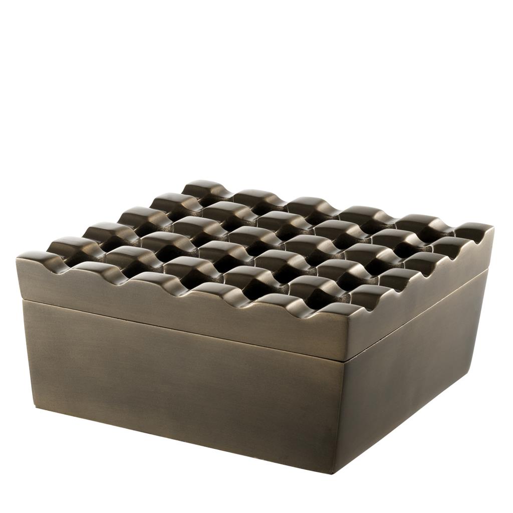 Deluxe askkopp mässing