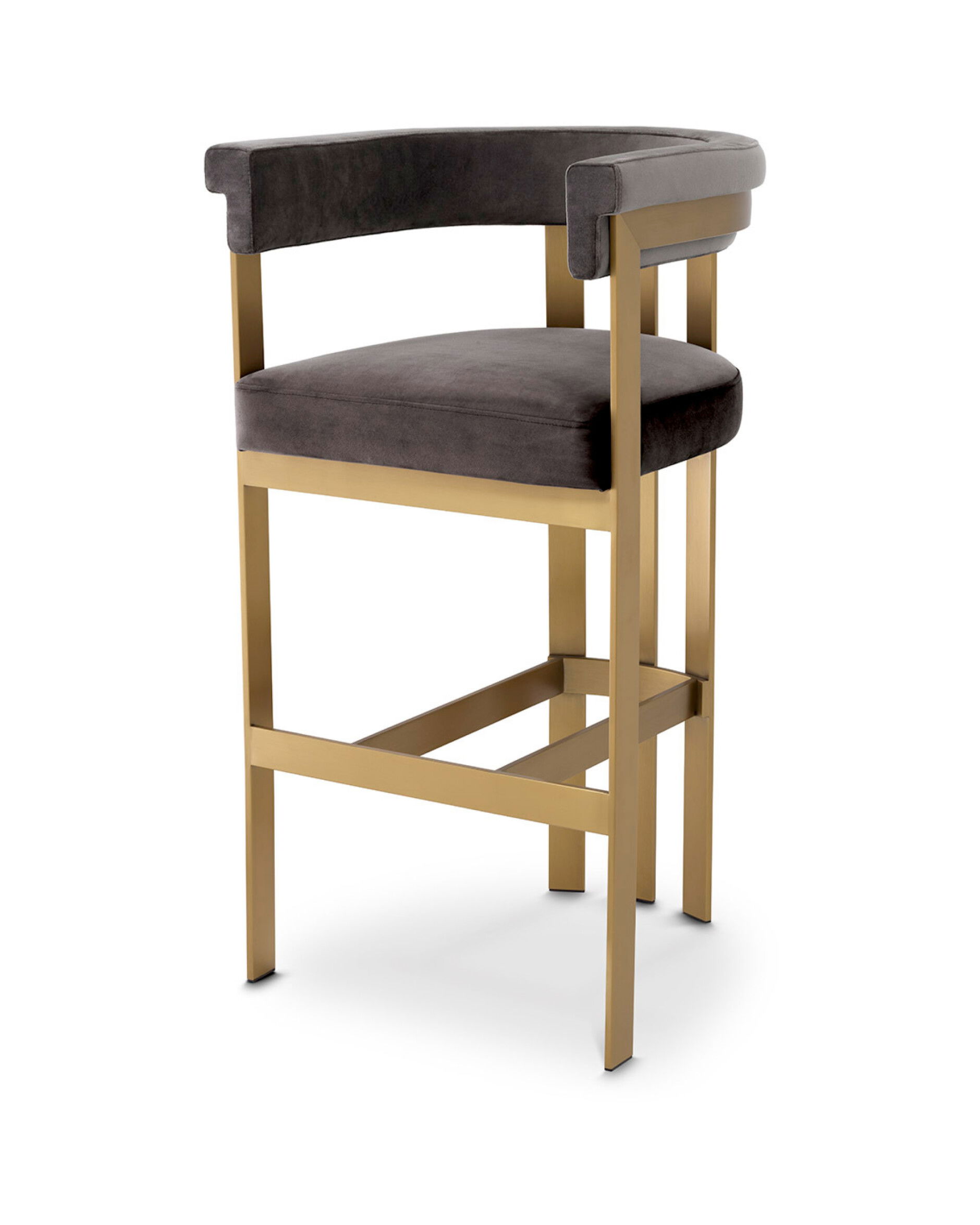 Clubhouse barstol savona grey velvet