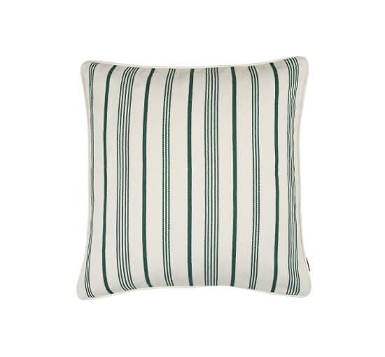 Green - Glenda Cushion Cover Green/White