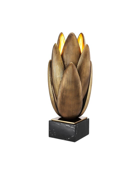 Blossom bordslampa mässing