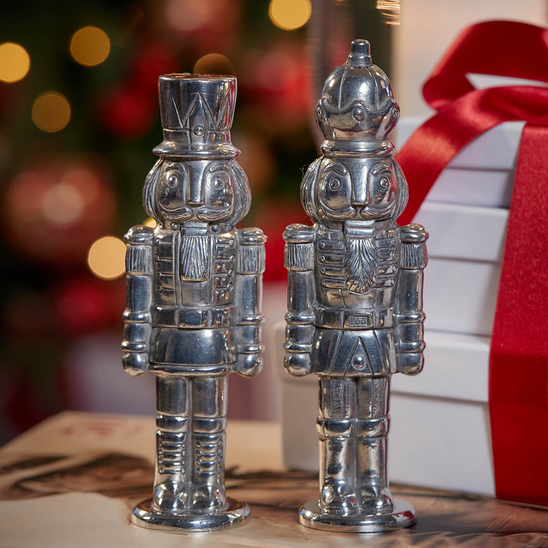 Pewter Nutcrackers Salt & Pepper Shakers