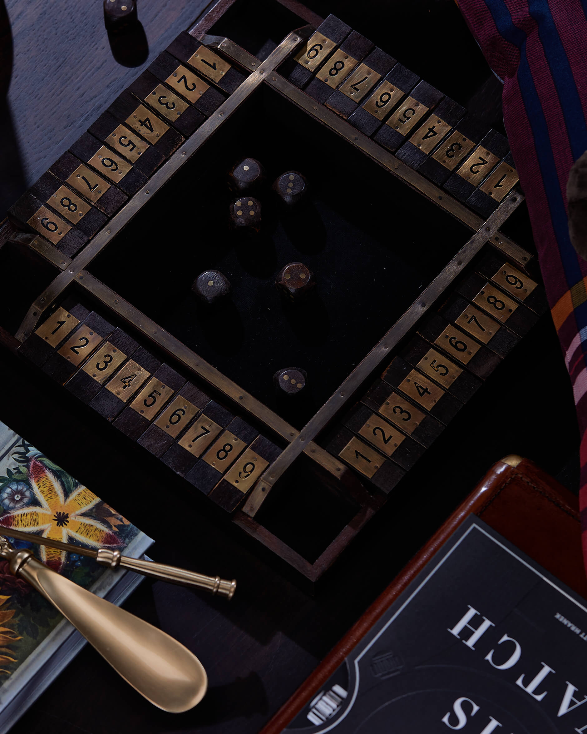 Shut The Box Game Brown