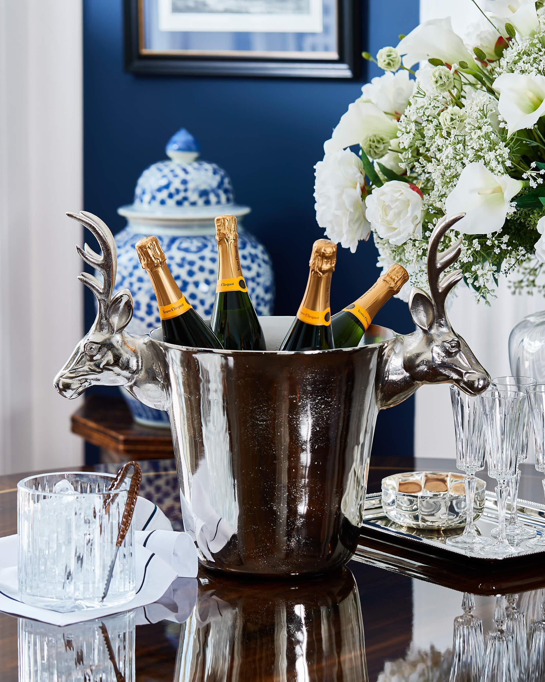 Hjortar vinkylare silver