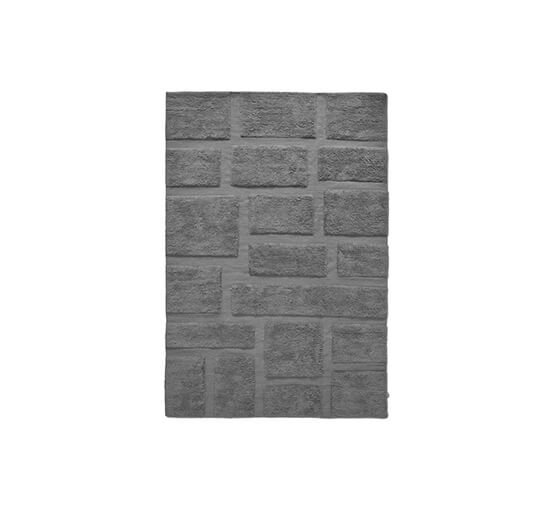 Harmaa - Bricks-matto grå