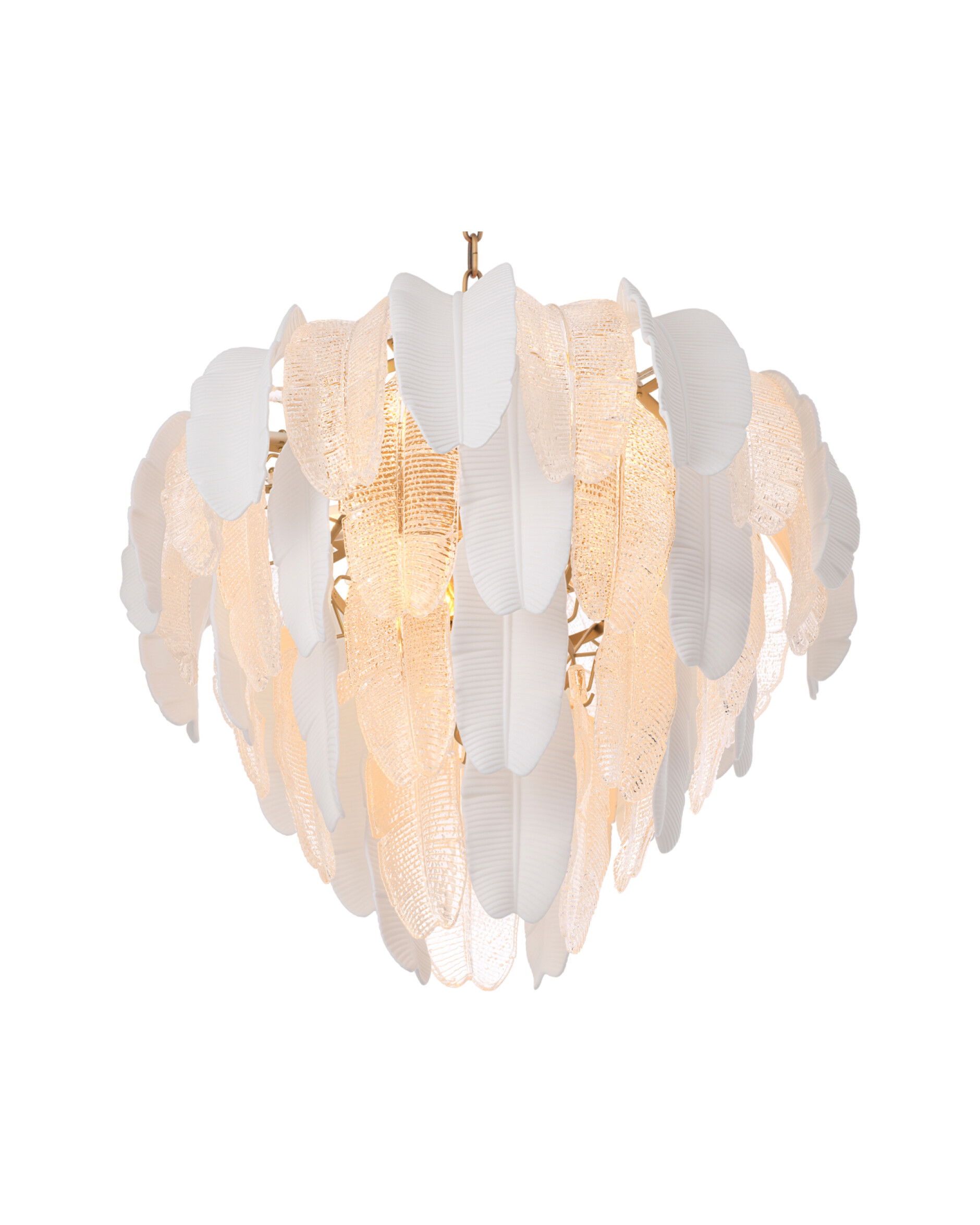 Saint Lucia Chandelier Antique Brass S