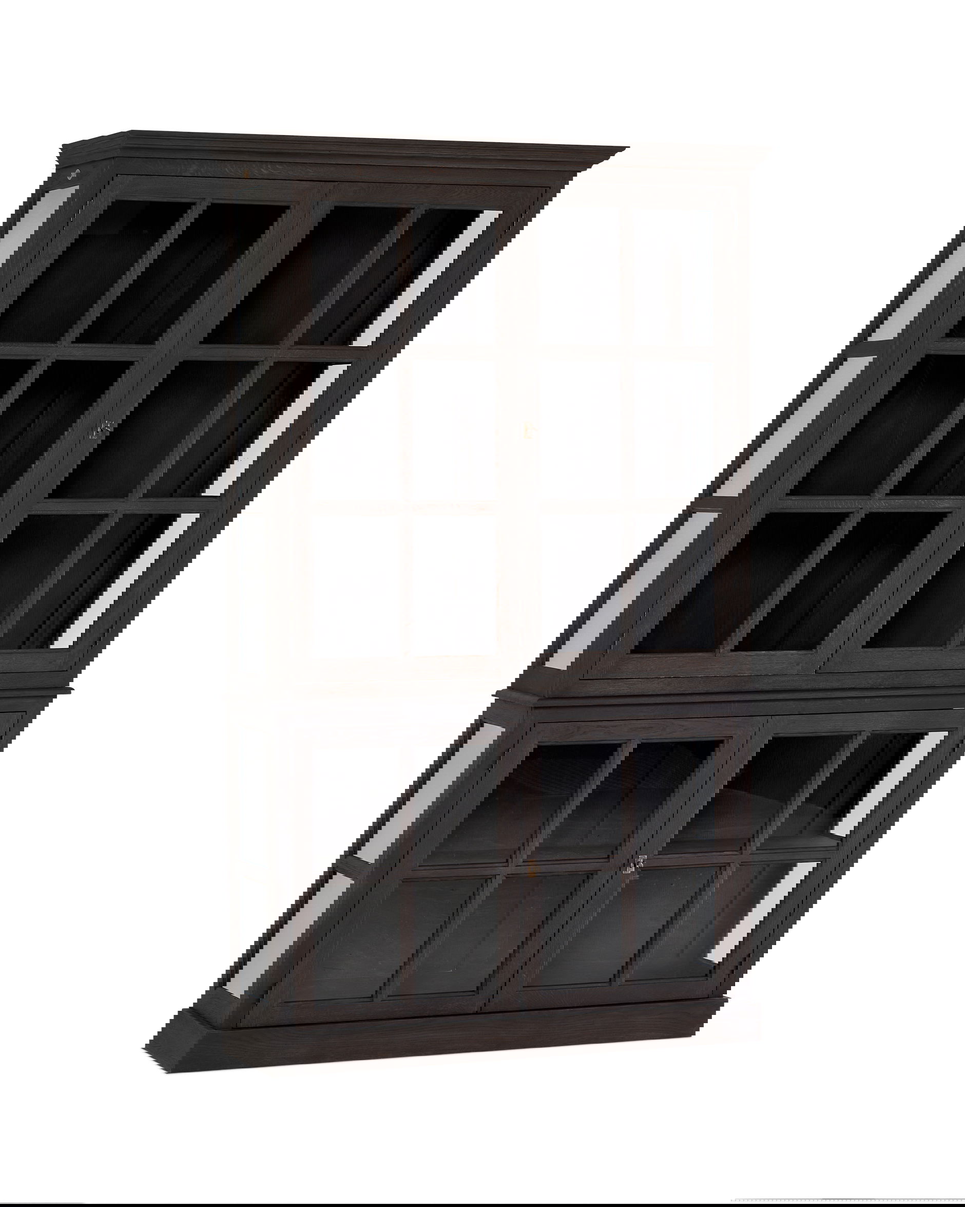 Seethrough vitrinskåp mountain wenge