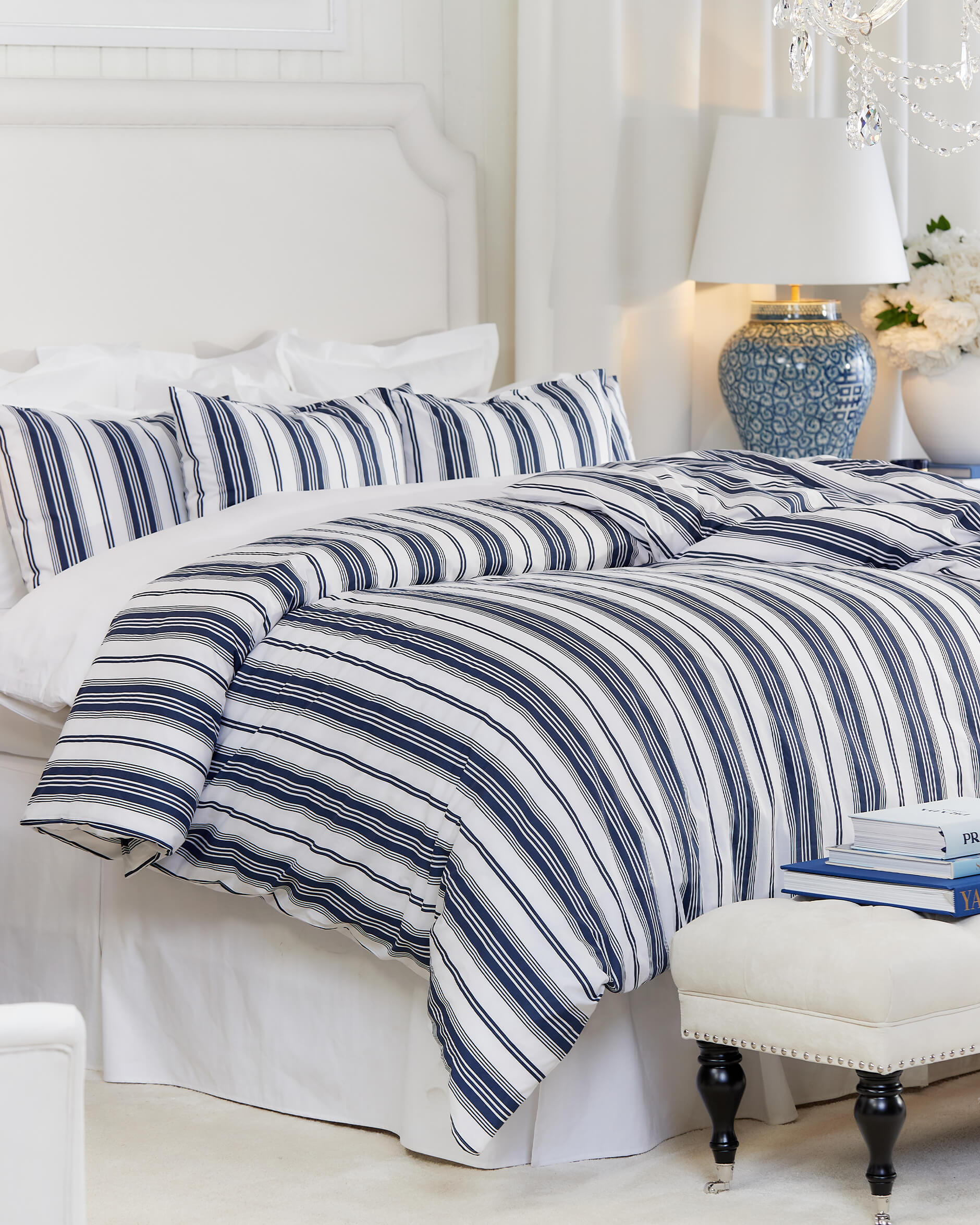 Preston påslakanset randigt