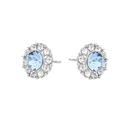 Light Sapphire - Miss Sofia Earrings Jet