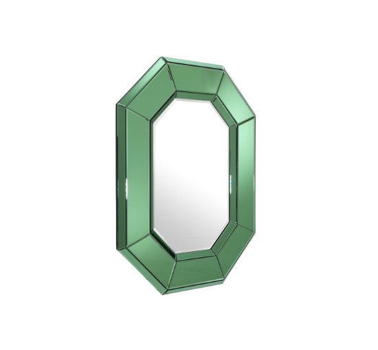 Green Mirror Glass - Le Sereno Mirror Green