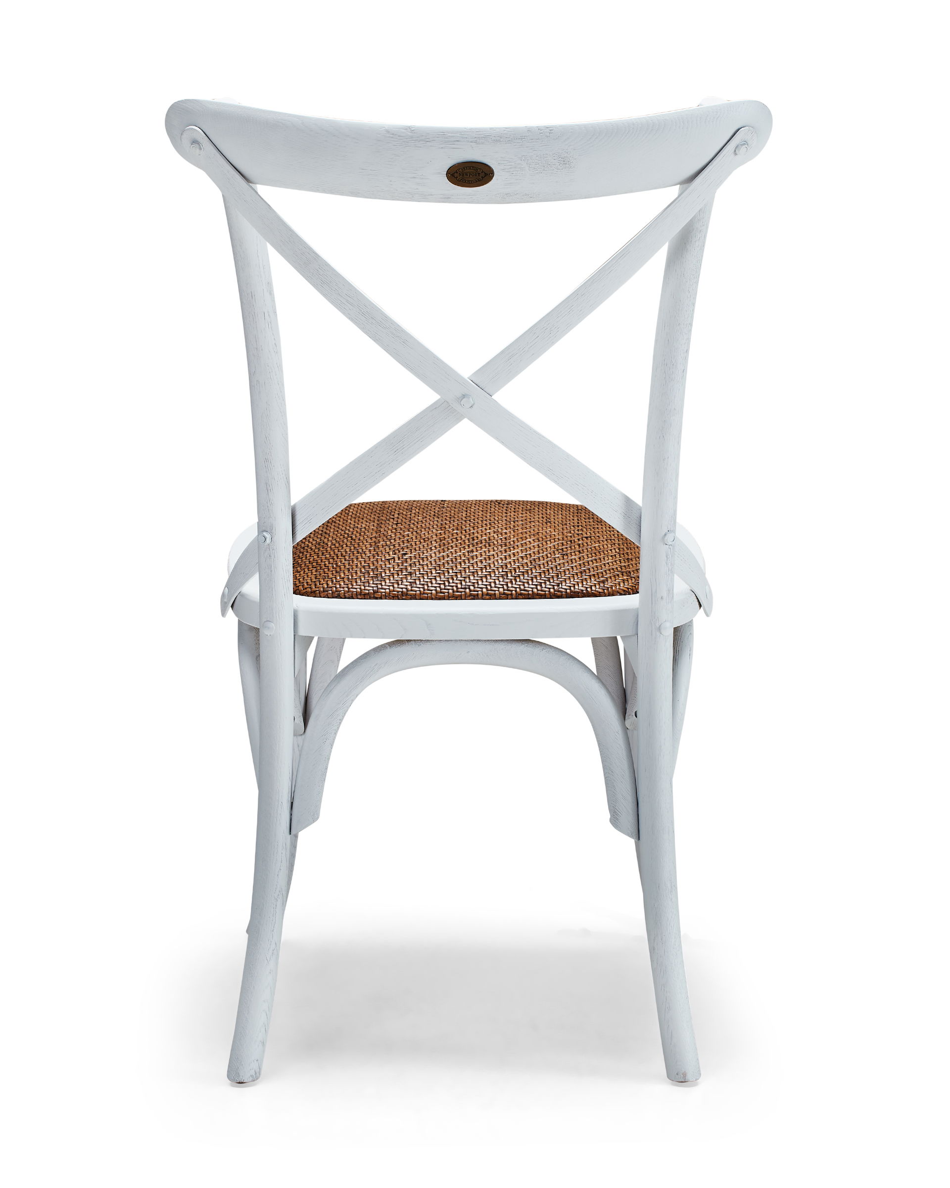 Newport Cross matstol vit