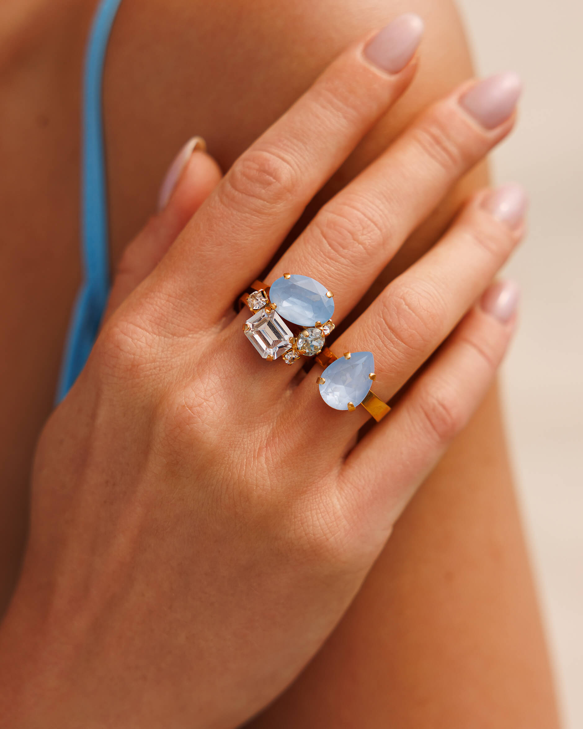 Mini Drop sormus sky ignite