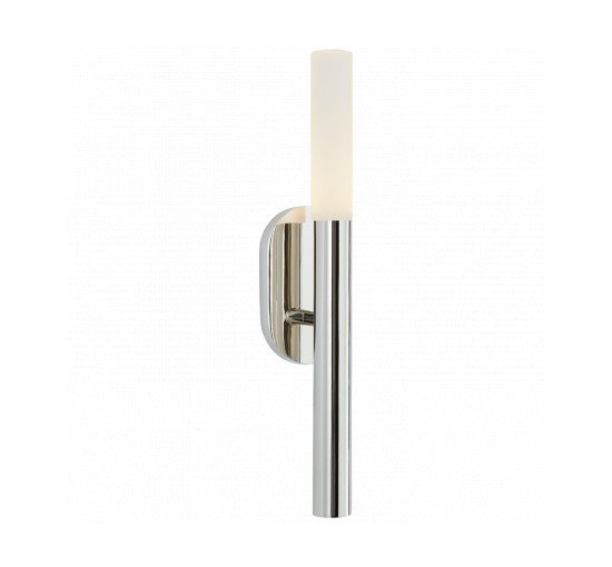 null - Rousseau Small Bath Sconce Polished Nickel