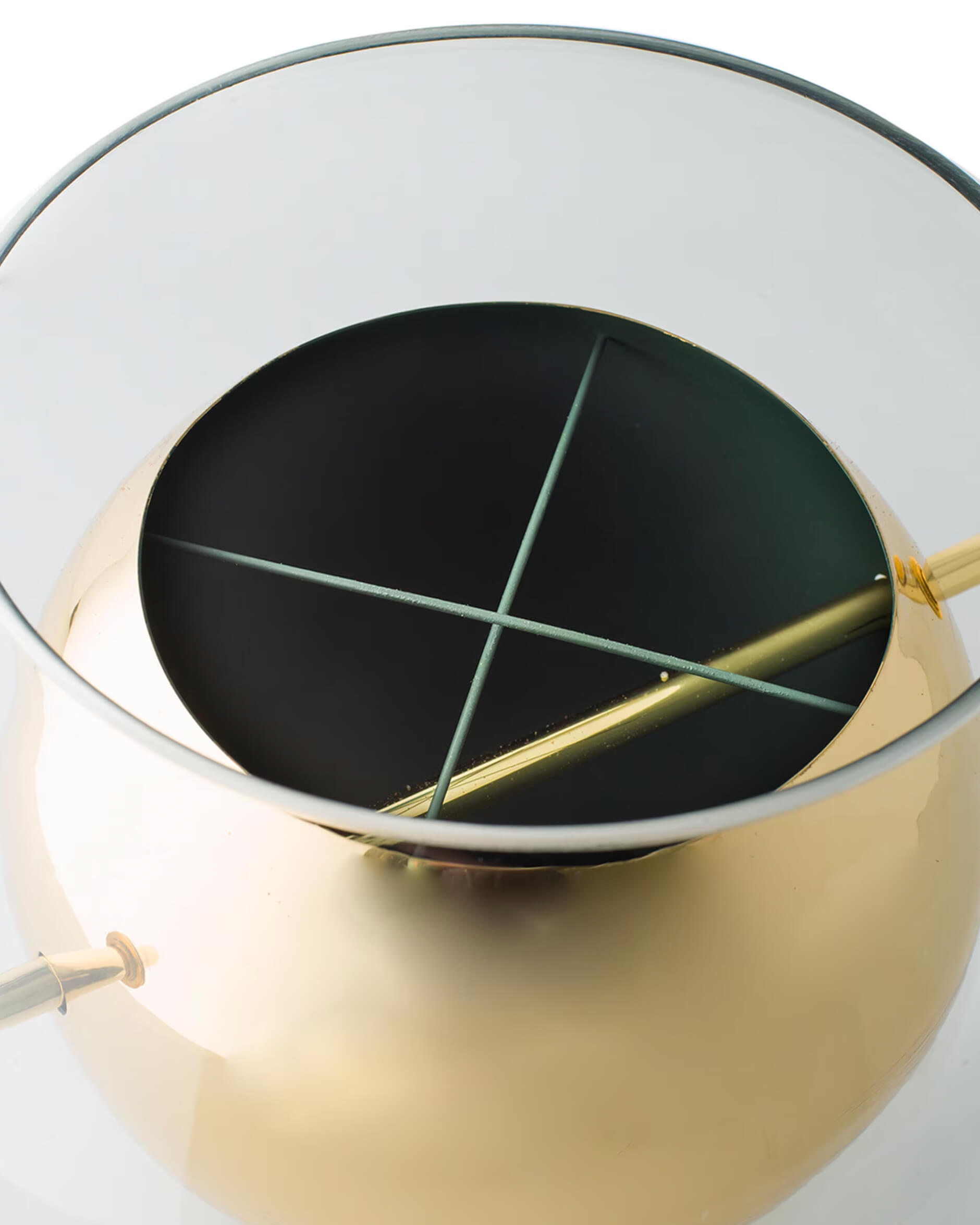 Alba vas mässing rund