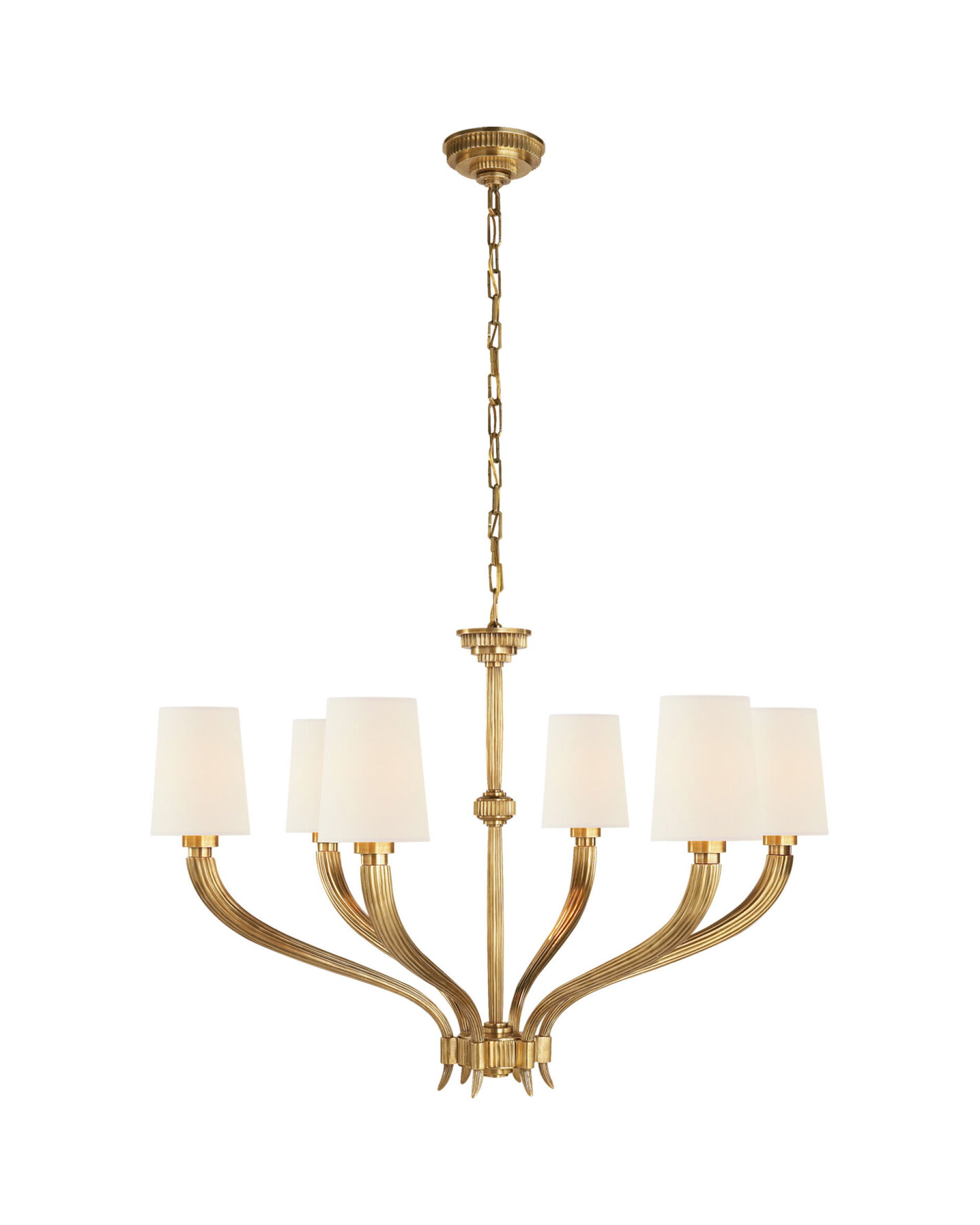 Ruhlmann takkrona antik mässing L