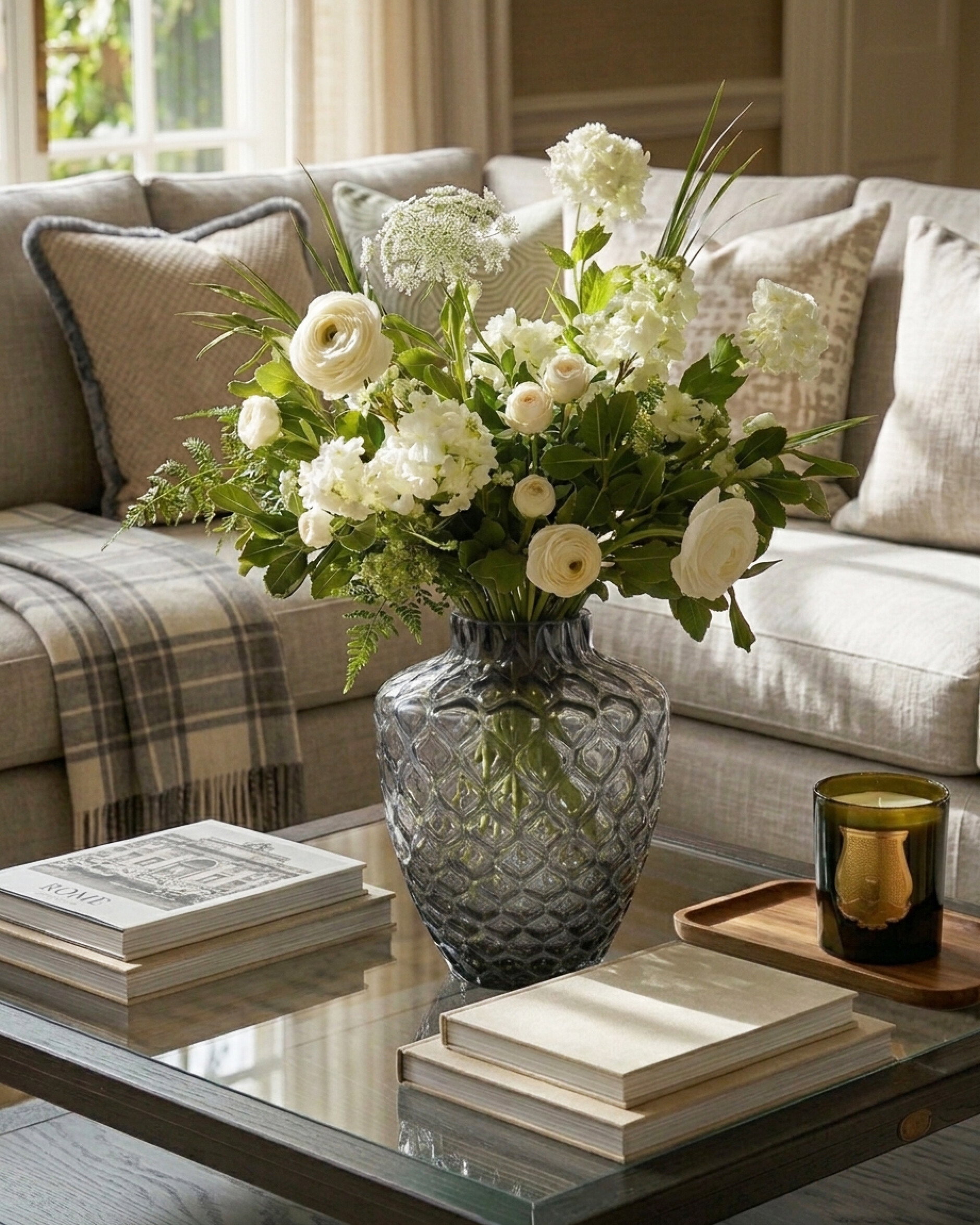 Montclair glasvas grå