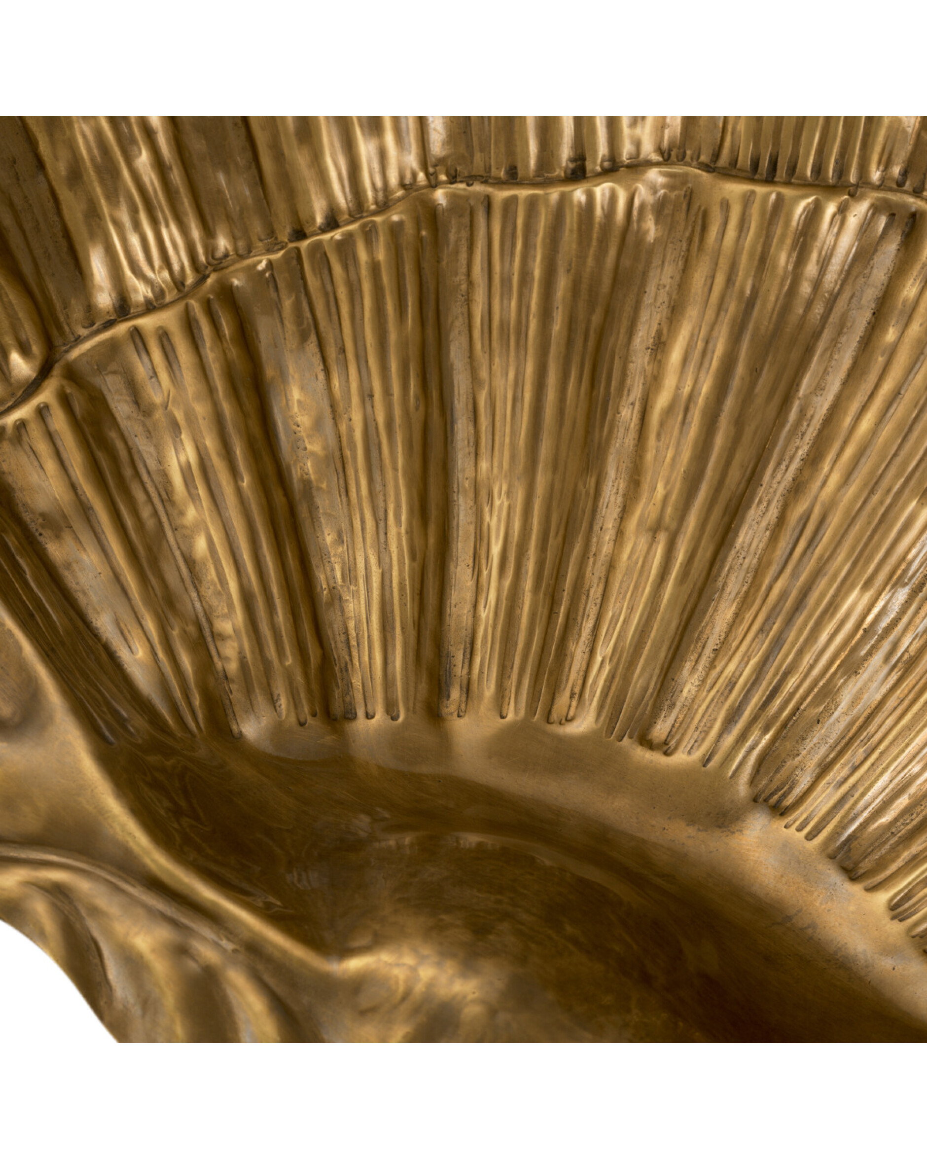 Seashell skål mässing