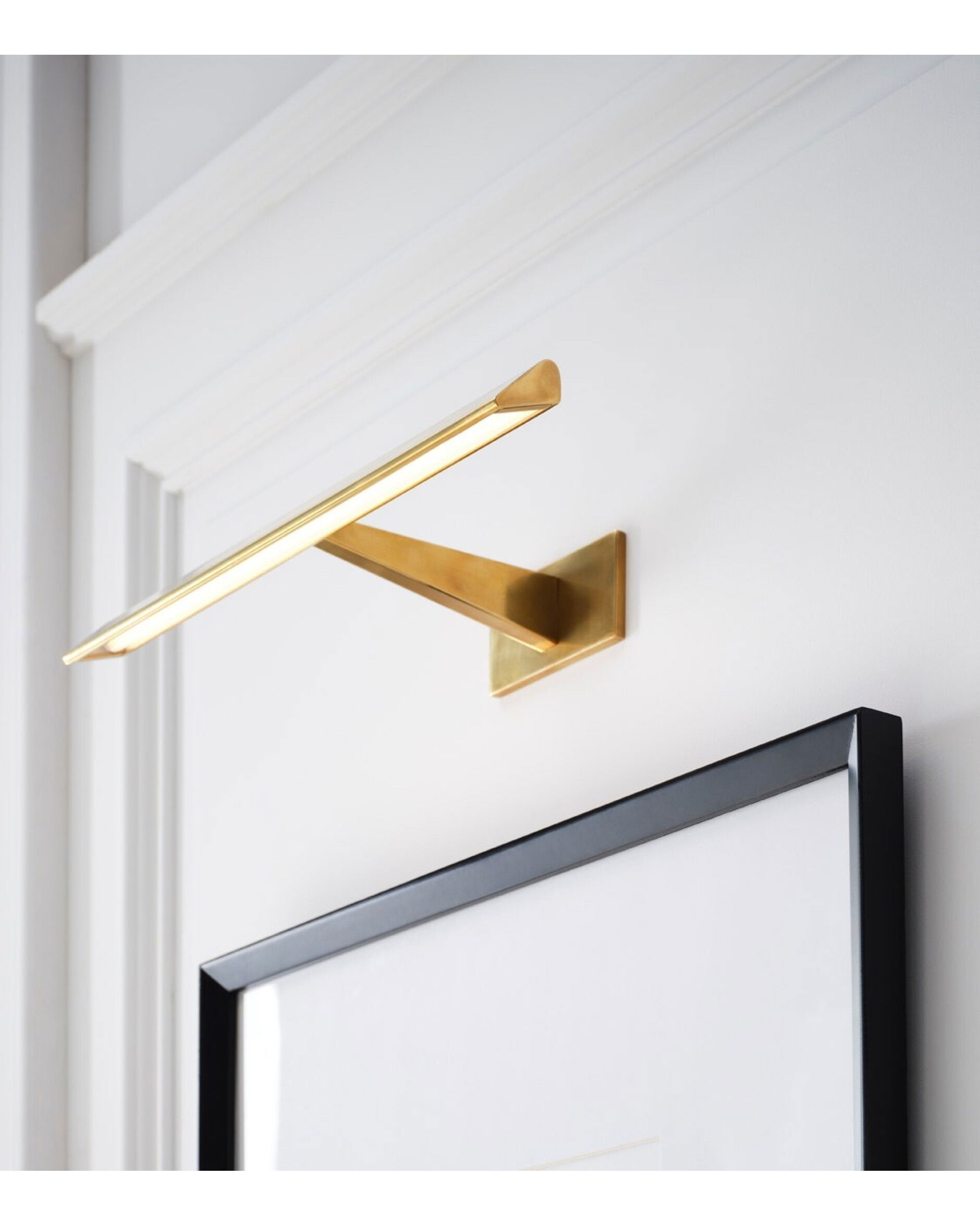 Petrel 18" Picture Light Antique Brass